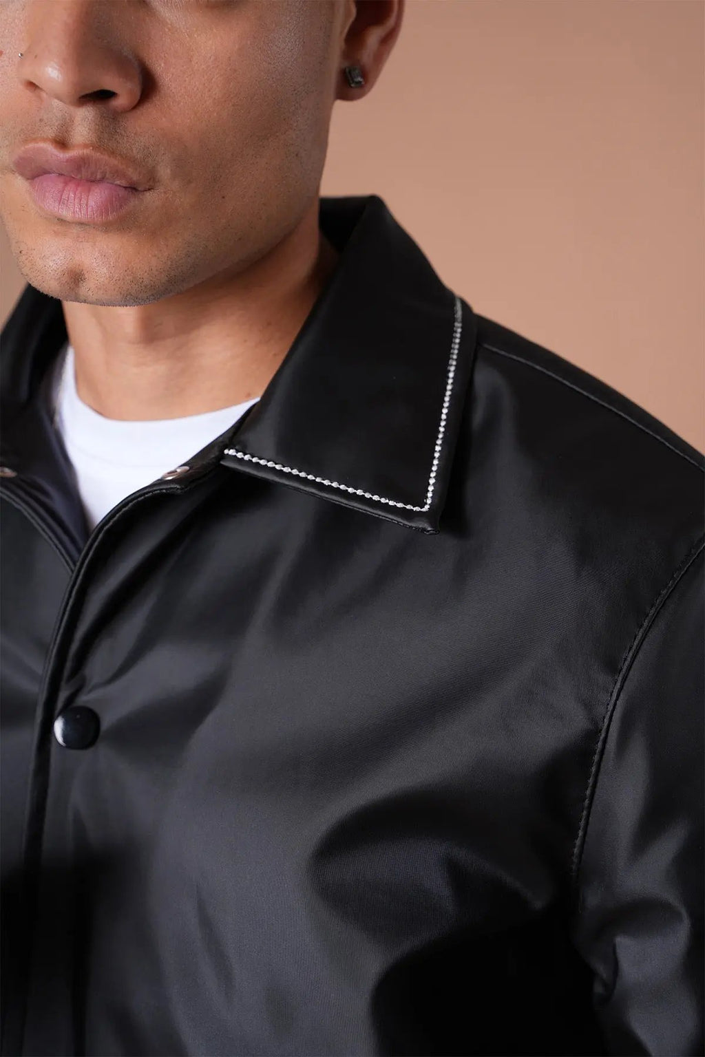 Blouson Ikao Noir Strass bonhomme