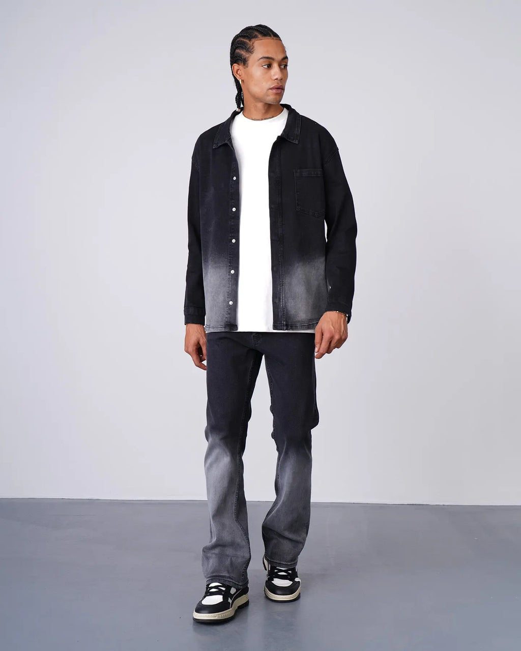 Ensemble Jean Homme Noir Dégradé bonhomme