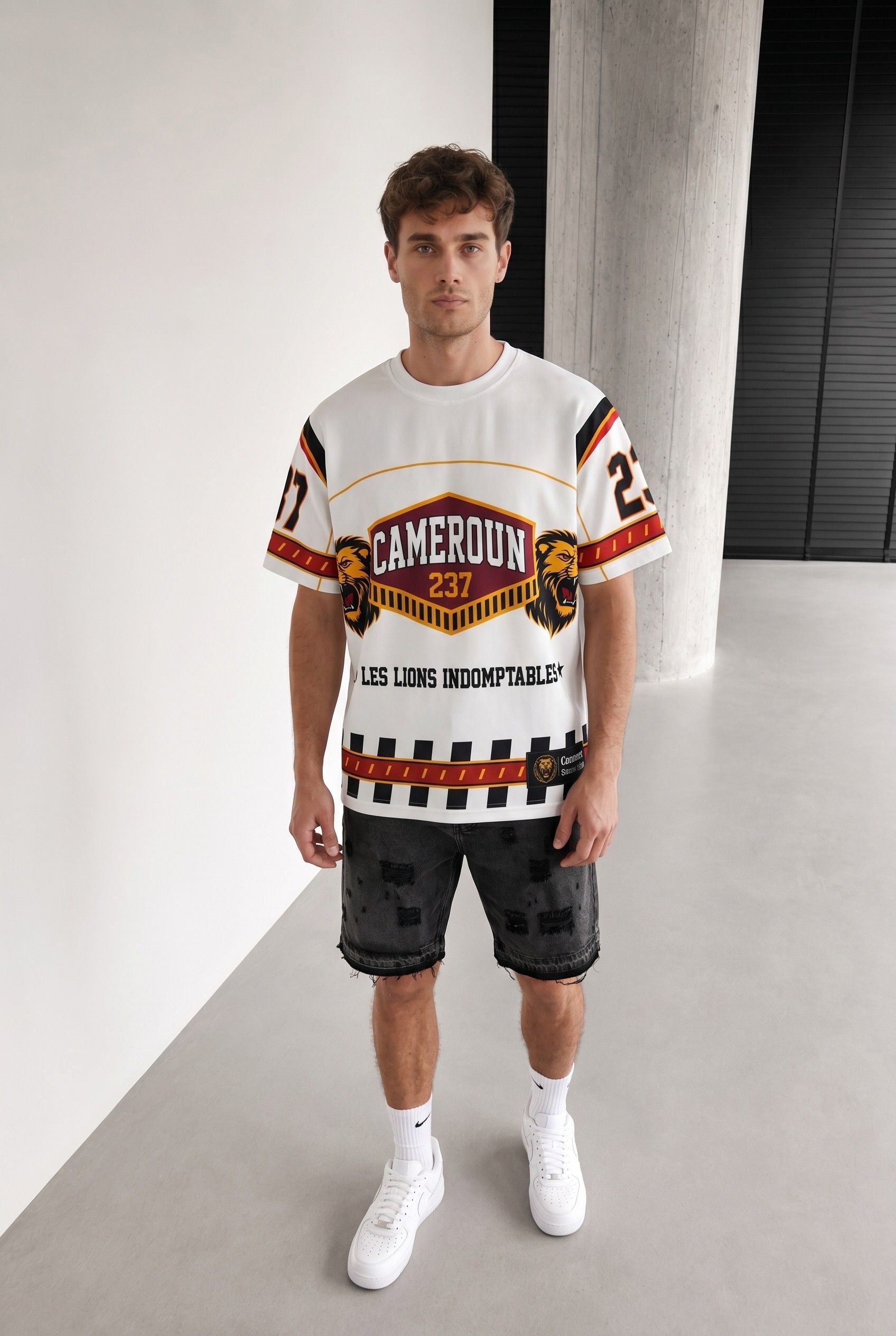 T-shirt Oversize Cameroun 237 — Les Lions Indomptables