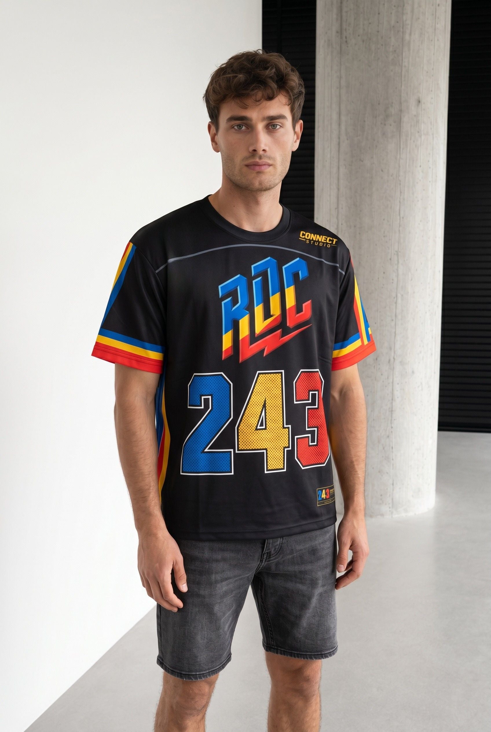T-shirt Oversize RDC 243 — Les Léopards Edition