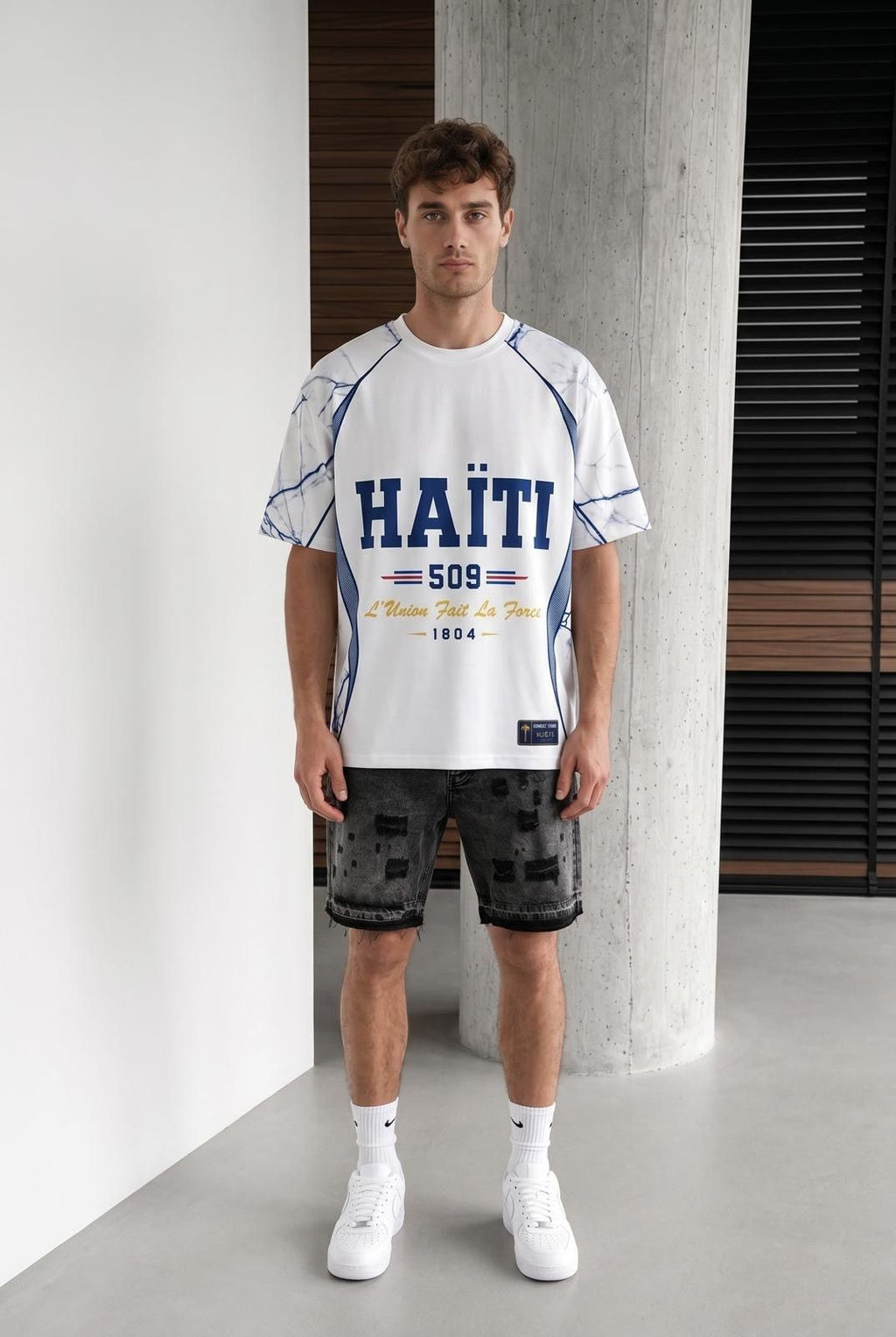 T-shirt imprimé homme Haiti 509