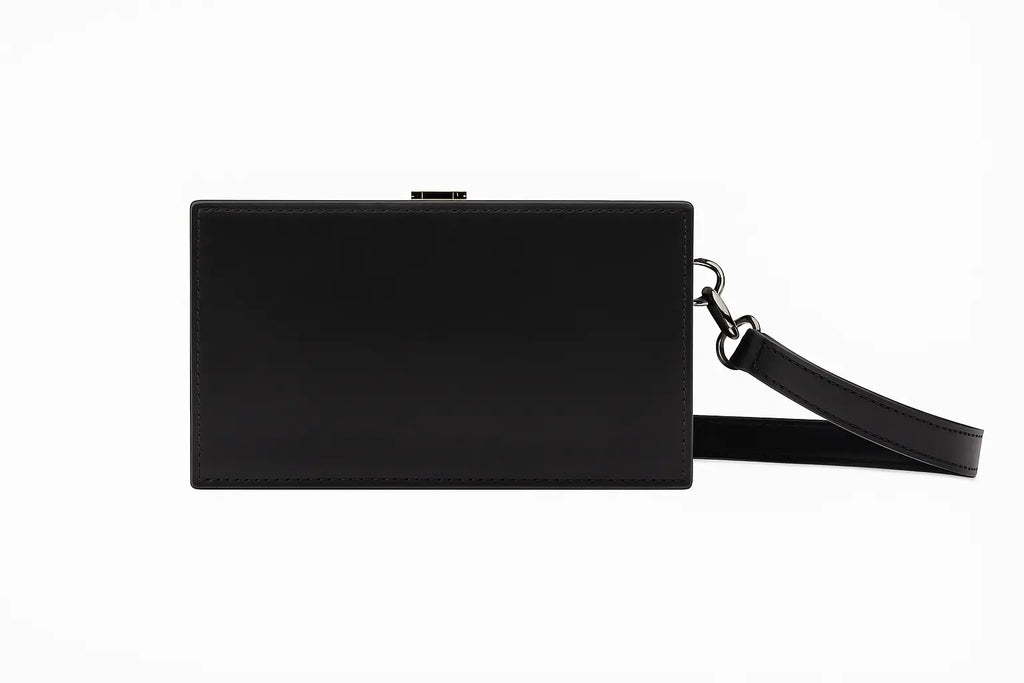 Sachoche Noir Simili Cuir bonhomme
