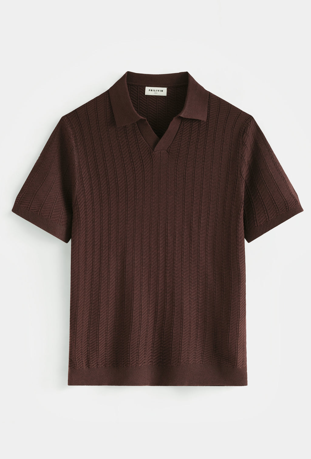 Polo en Maille Texturée Coupe Retravaillée & Allure Quiet Luxury