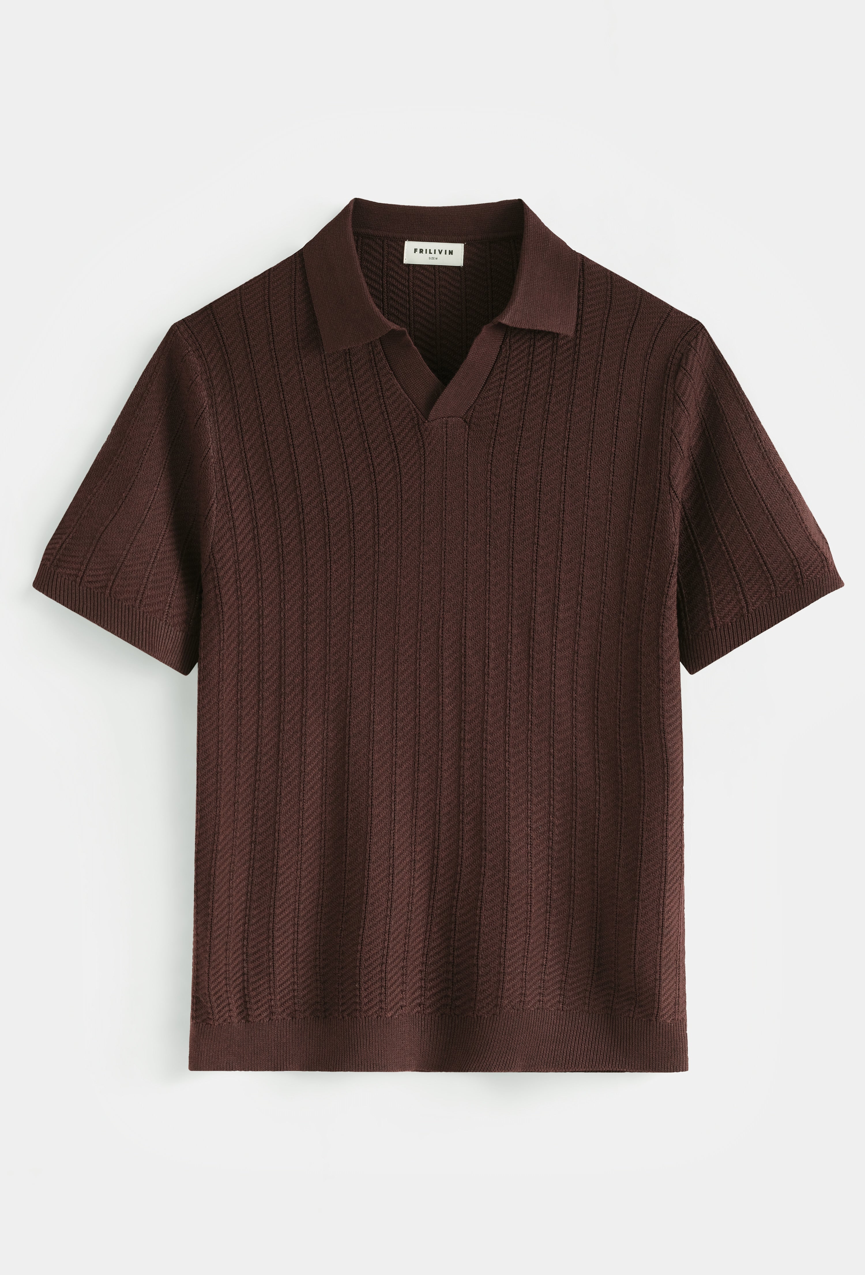 Polo en Maille Texturée Coupe Retravaillée & Allure Quiet Luxury