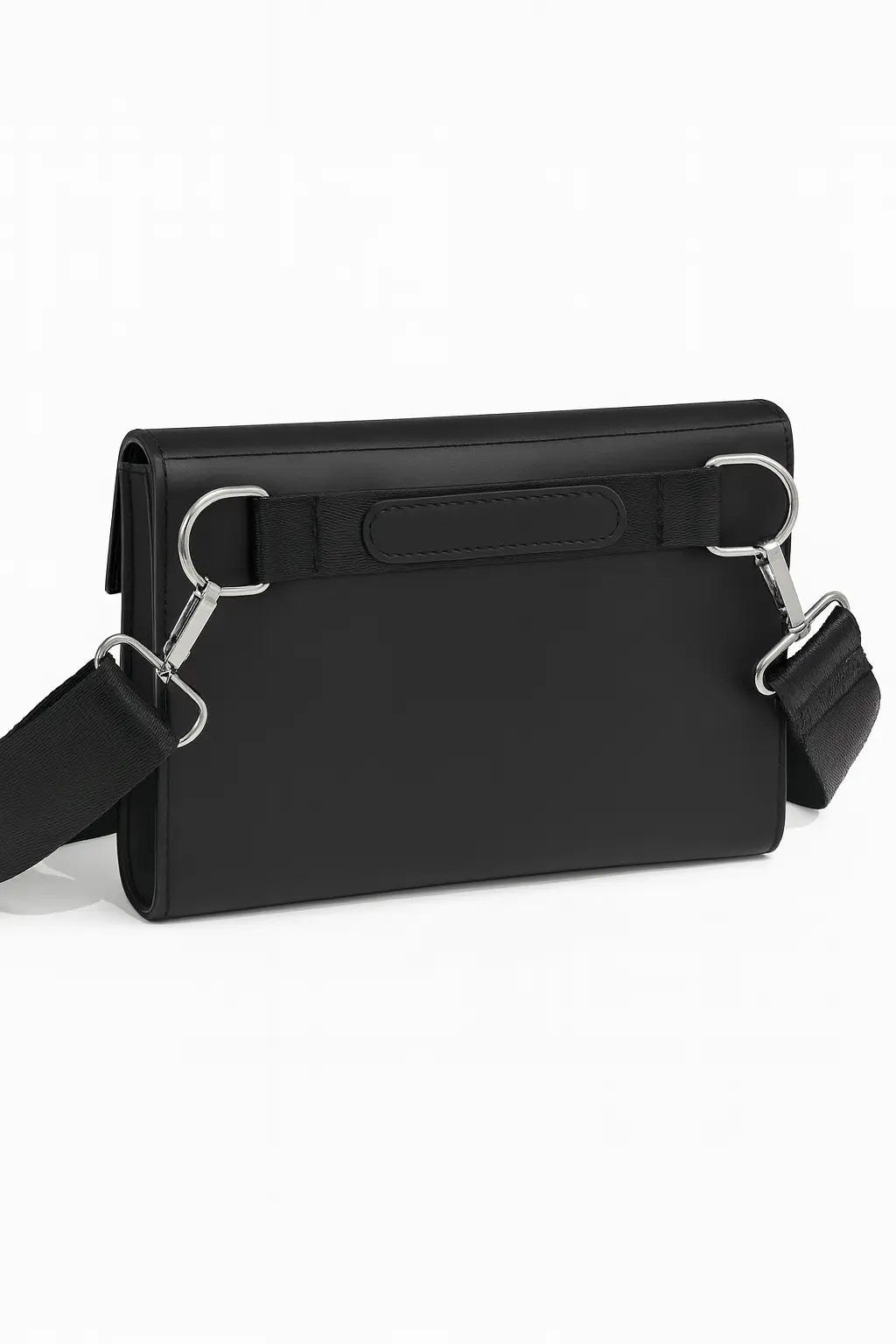 Sachoche Noir Simili Cuir bonhomme