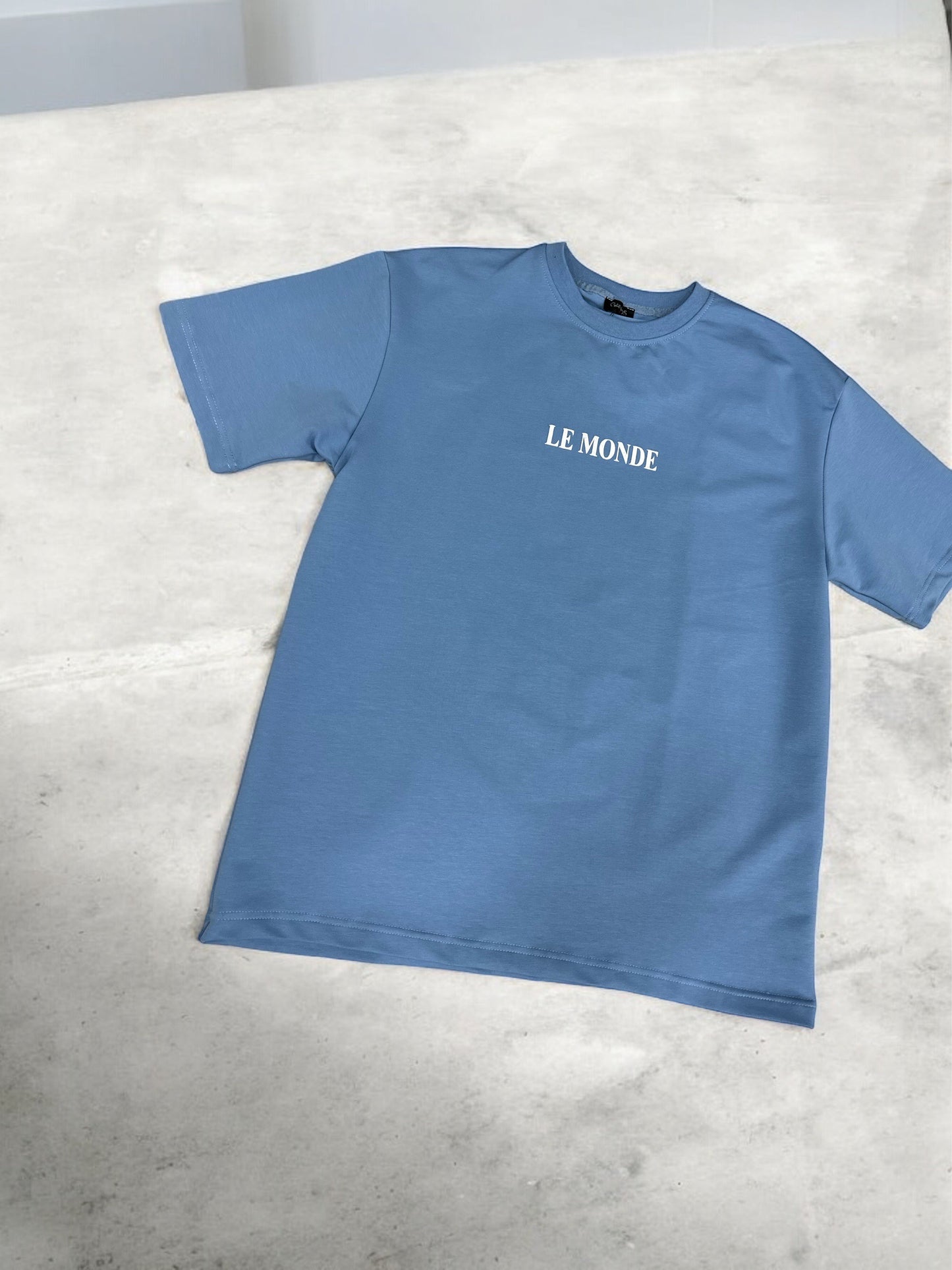 Tee Shirt Le Monde Bleu Jeans