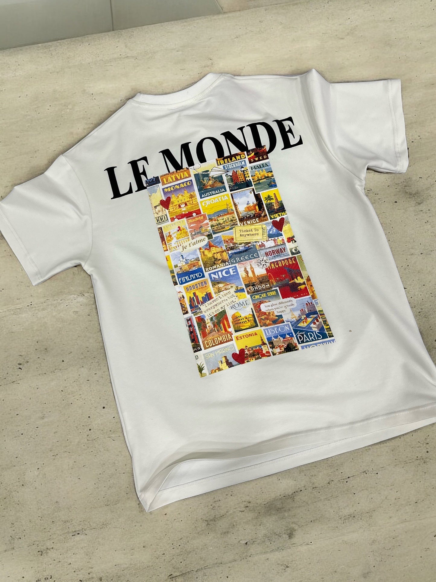 Tee Shirt Le Monde Blanc