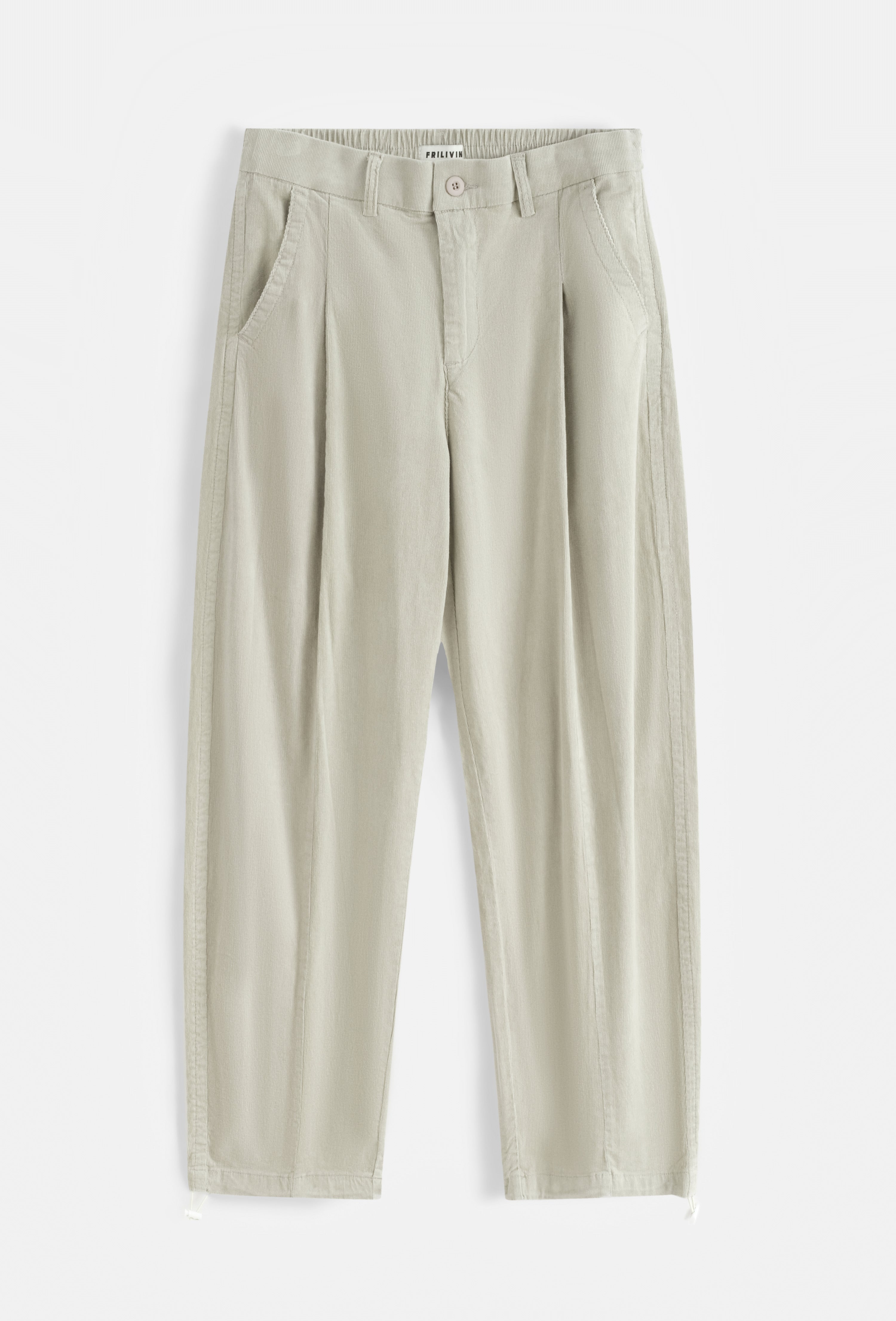Pantalon baggy barrel en velours côtelé