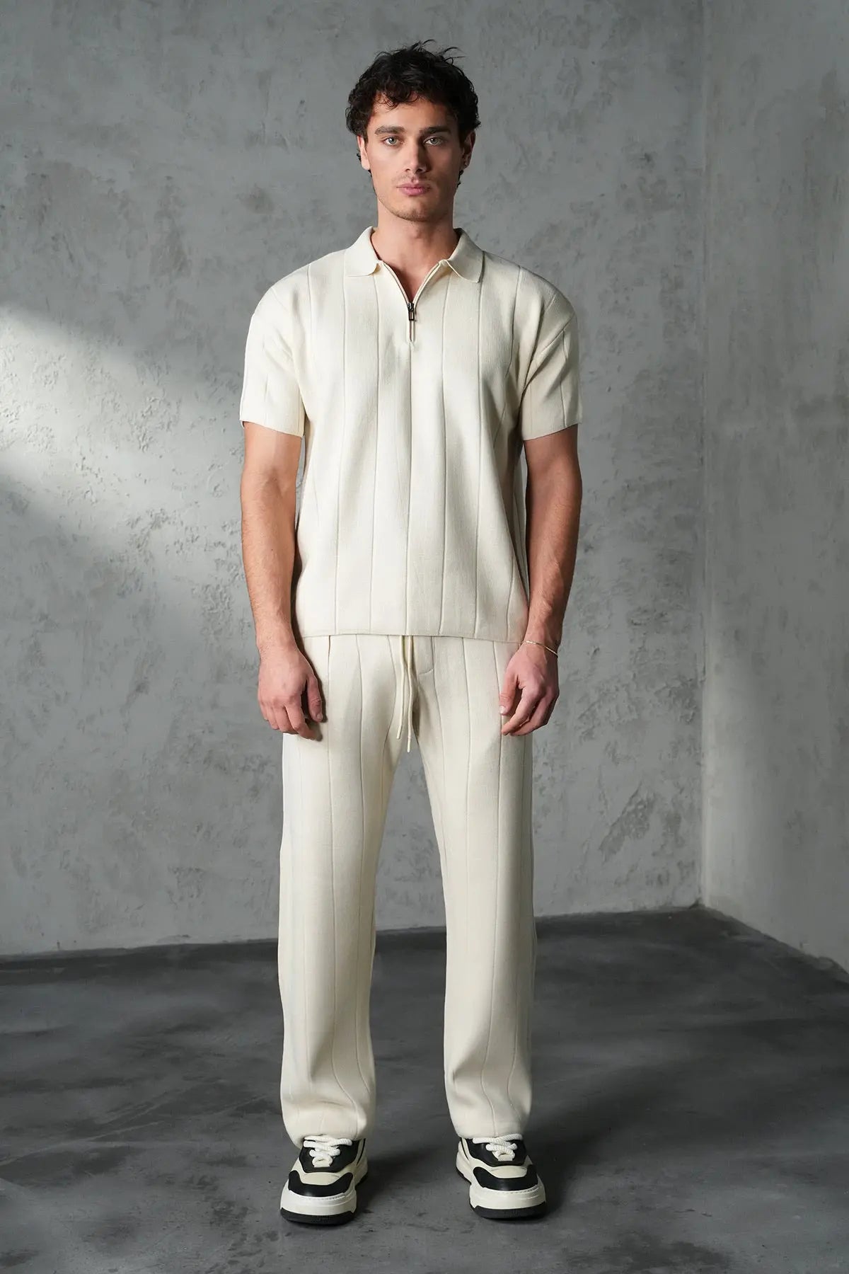 Ensemble Homme Premium Texture Verticale – Coupe Moderne & Confort Absolu bonhomme