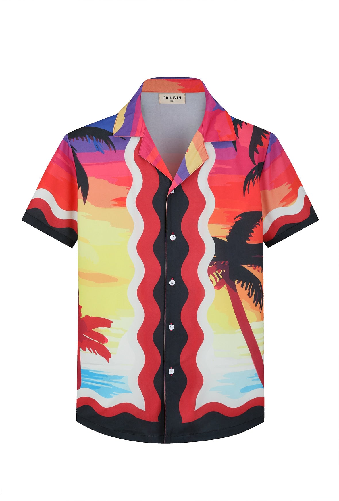 Chemise Homme Sunset Rouge