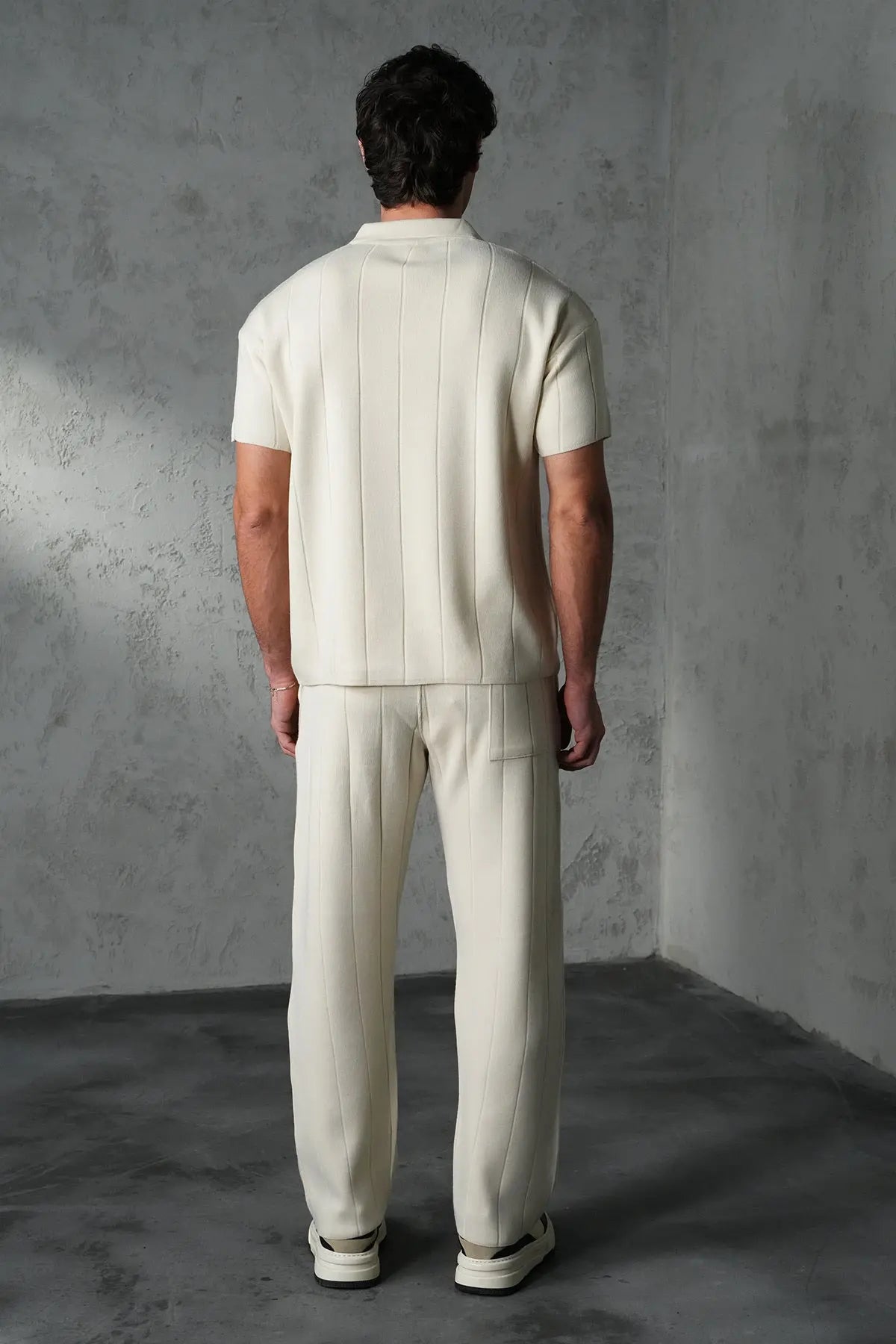 Ensemble Homme Premium Texture Verticale – Coupe Moderne & Confort Absolu bonhomme