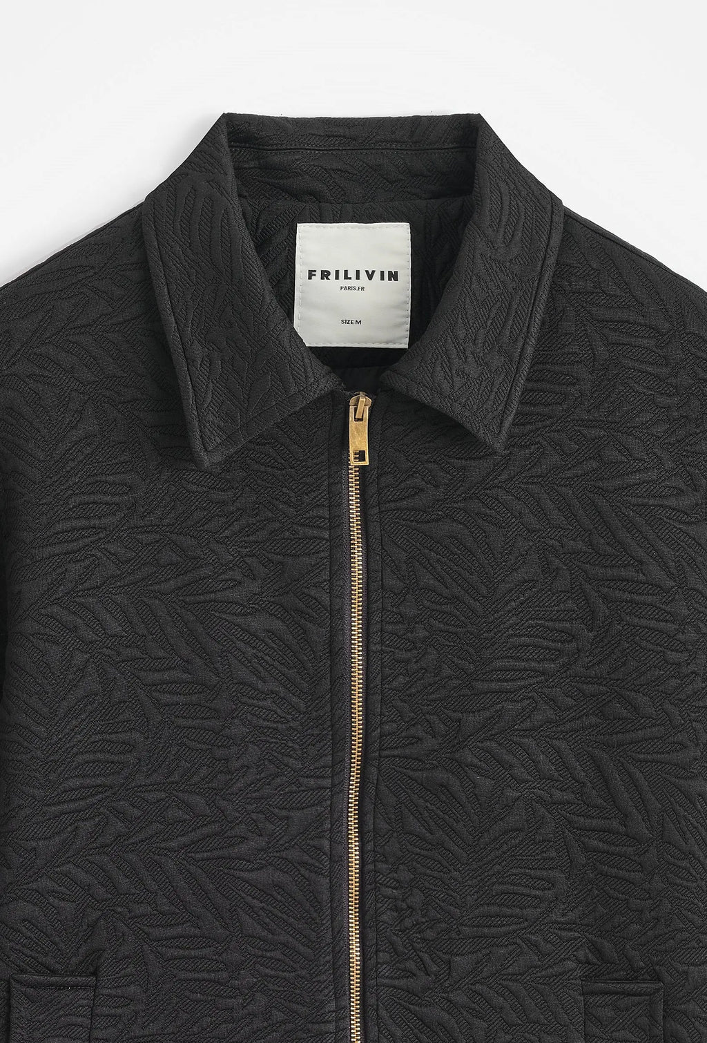 Veste à Motifs Homme à Zip col chemise bonhomme