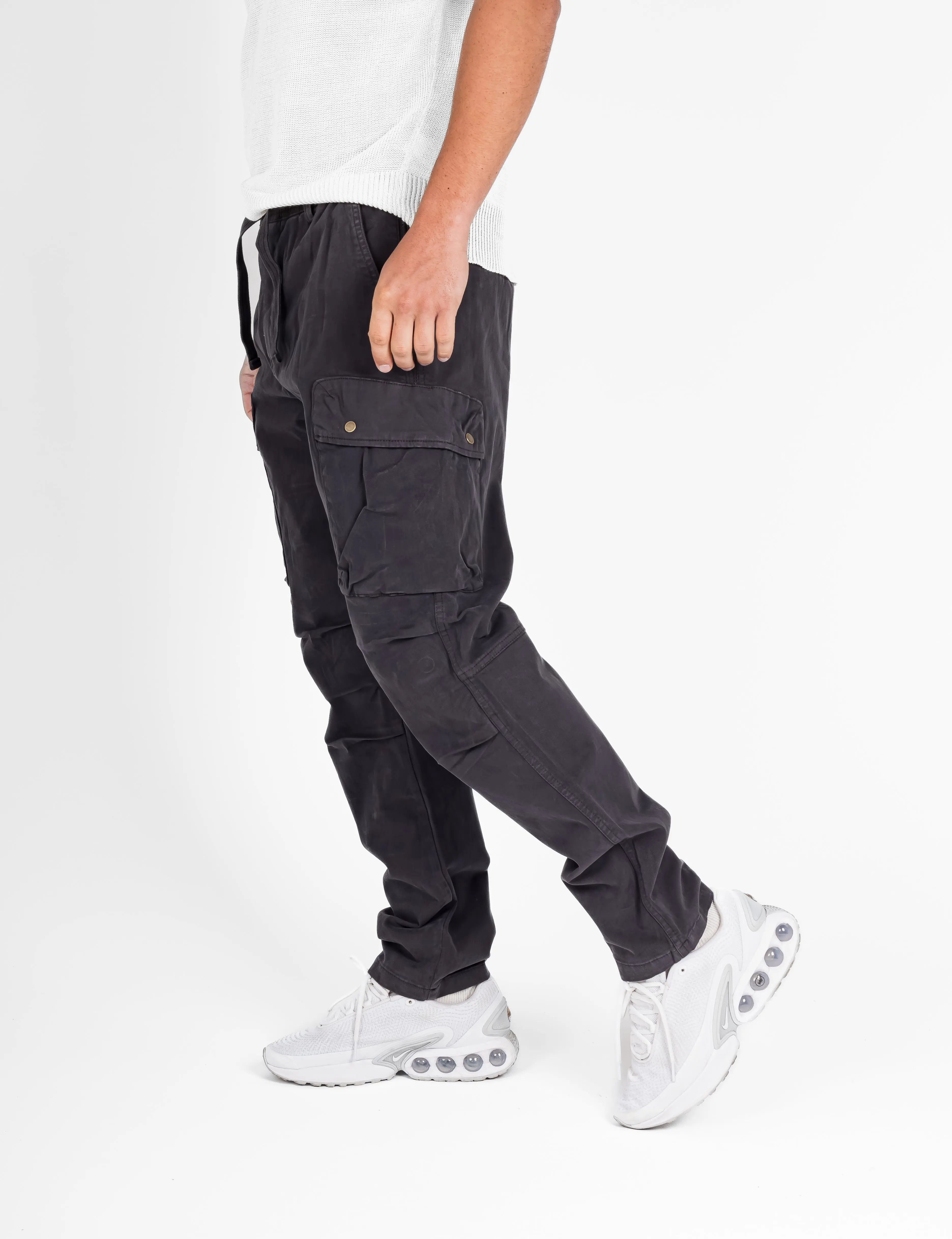 Pantalon Cargo Homme Multi-Poches – Coupe Street Ajustée bonhomme