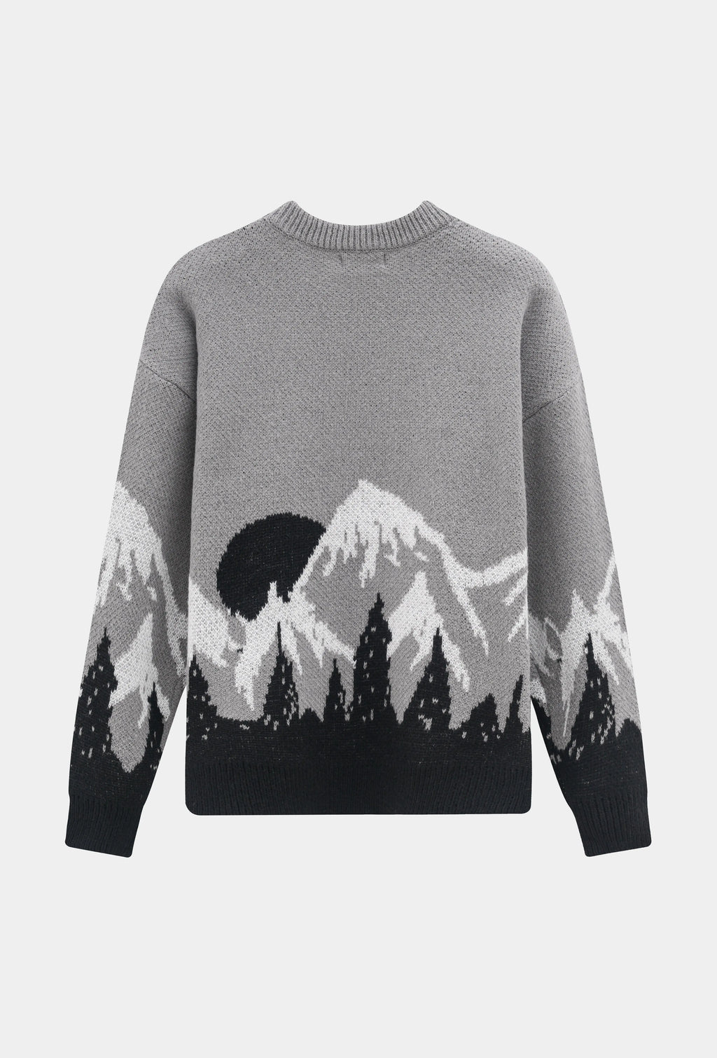 Pull Homme Montagne Gris bonhomme