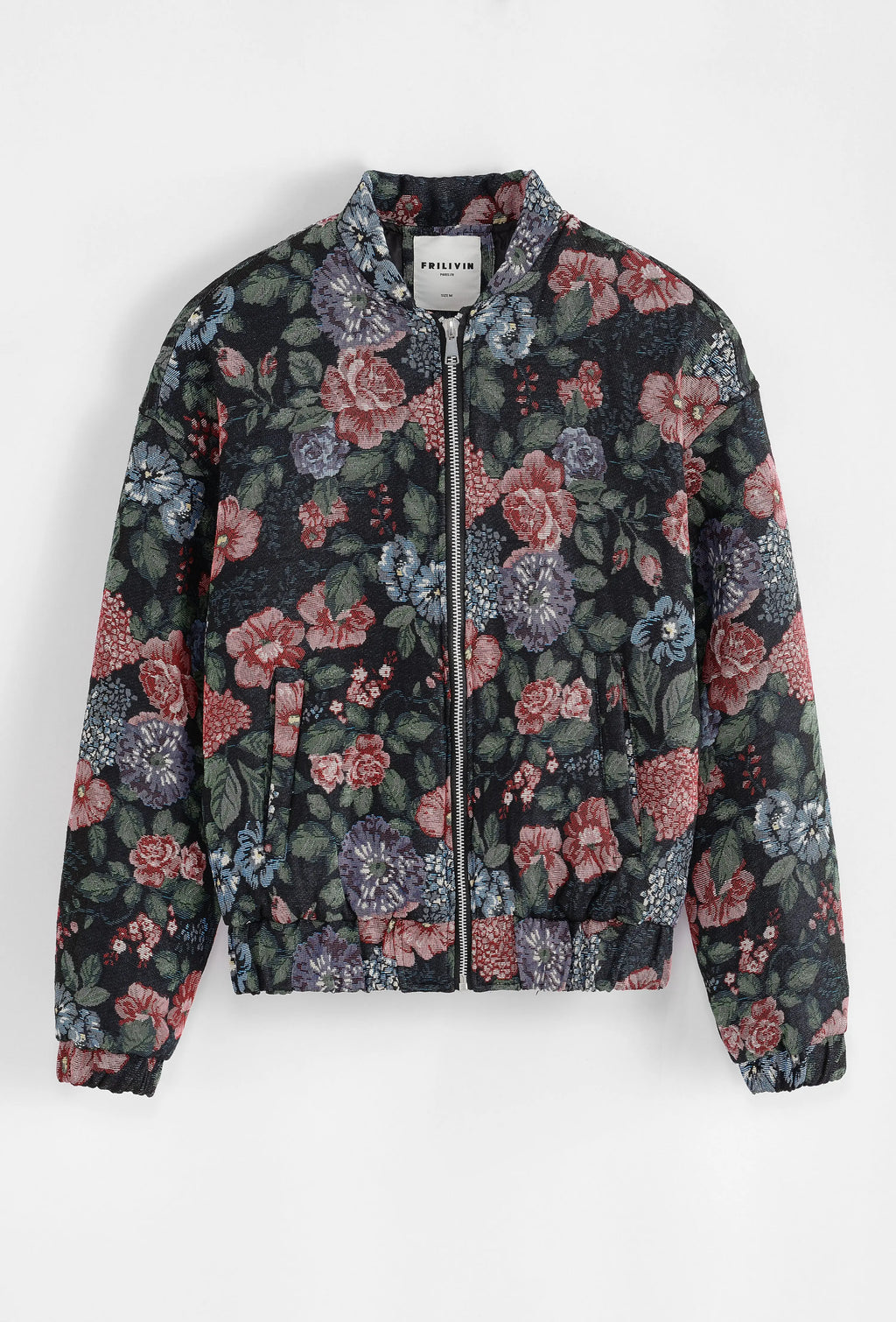 Bomber Homme Floral Noir bonhomme