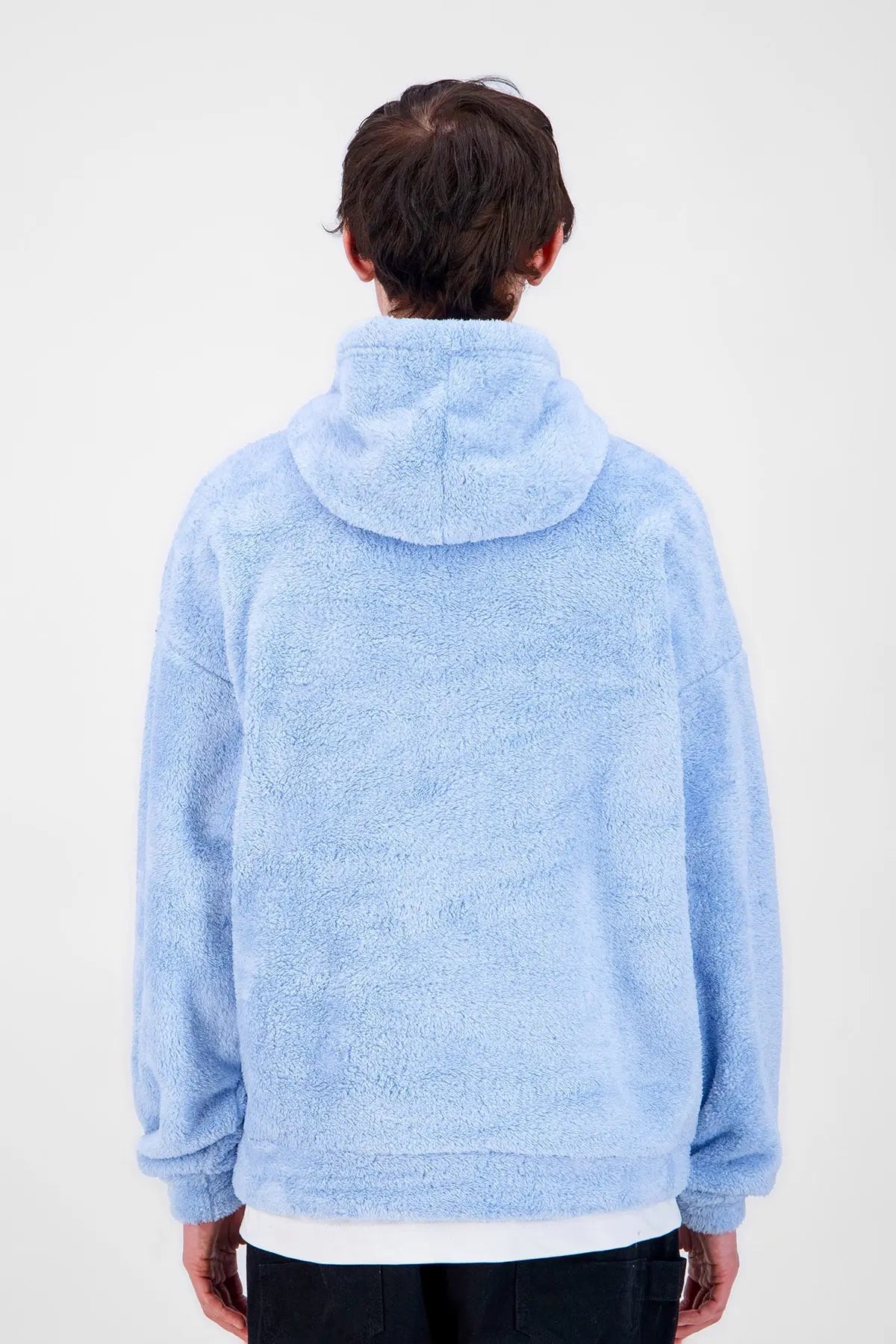 Sweat Moumoute à Capuche Ciel Avec Cœur Noir - bonhomme