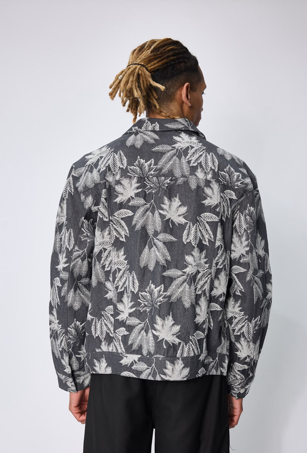 Veste homme imprimé feuilles – Coupe streetwear