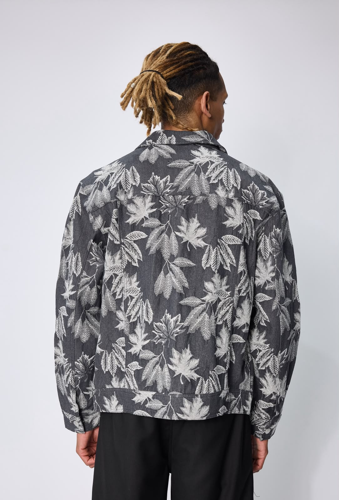 Veste homme imprimé feuilles – Coupe streetwear