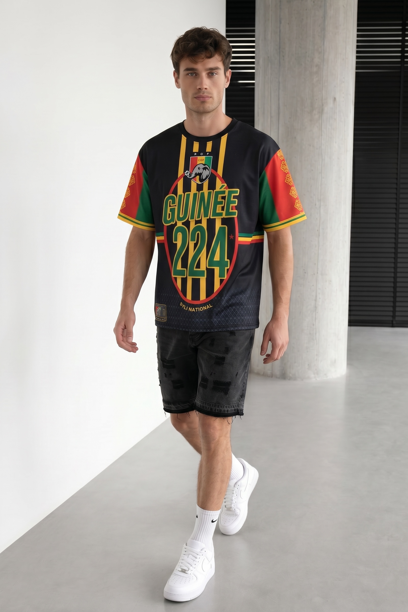 T-shirt Néoprène Guinée 224 – Style streetwear identité forte
