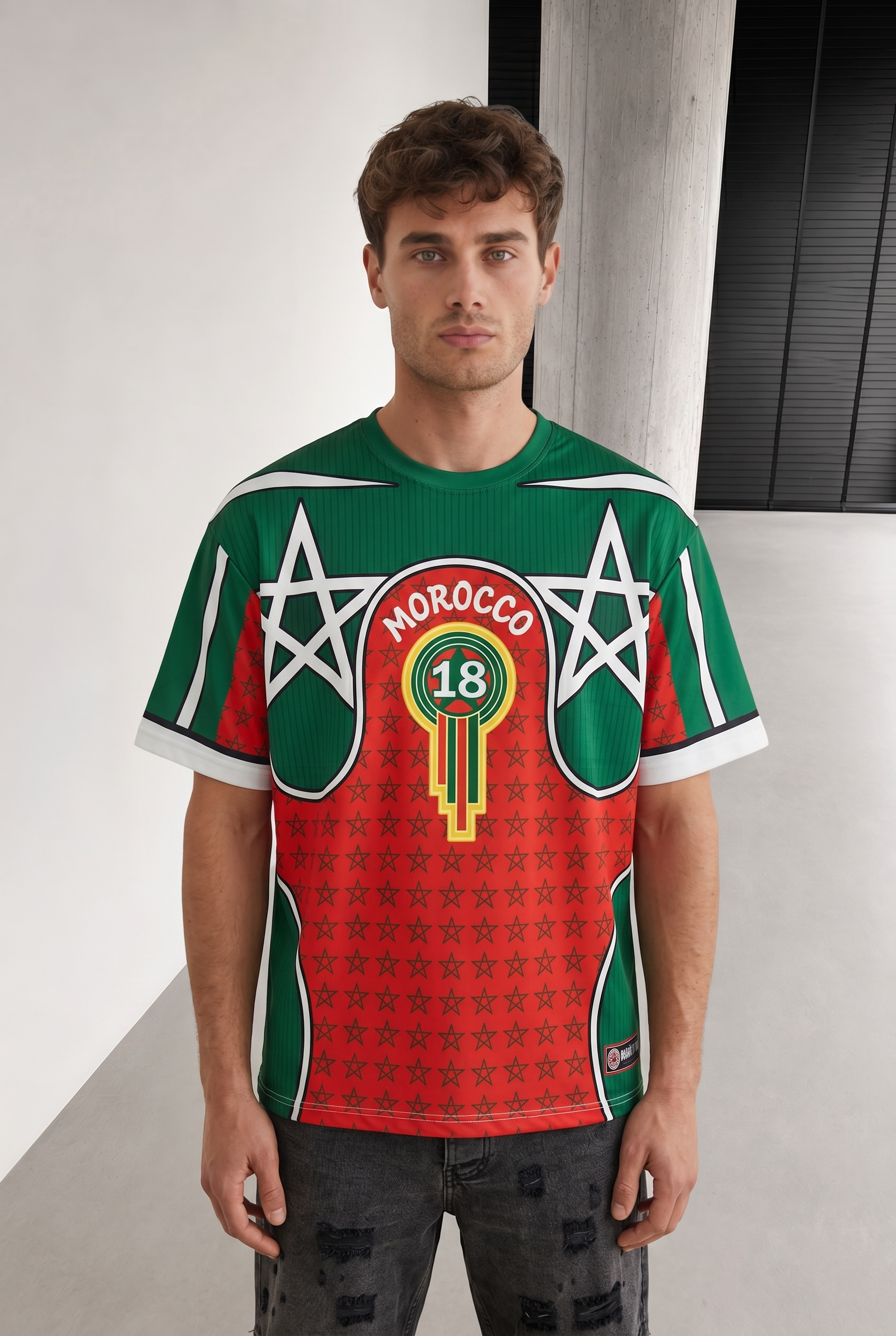 T-shirt Néoprène Morocco 18 – Esprit streetwear et inspiration sportive