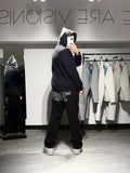 Ensemble Noir Sweat Capuche et Pantalon Paris bonhomme