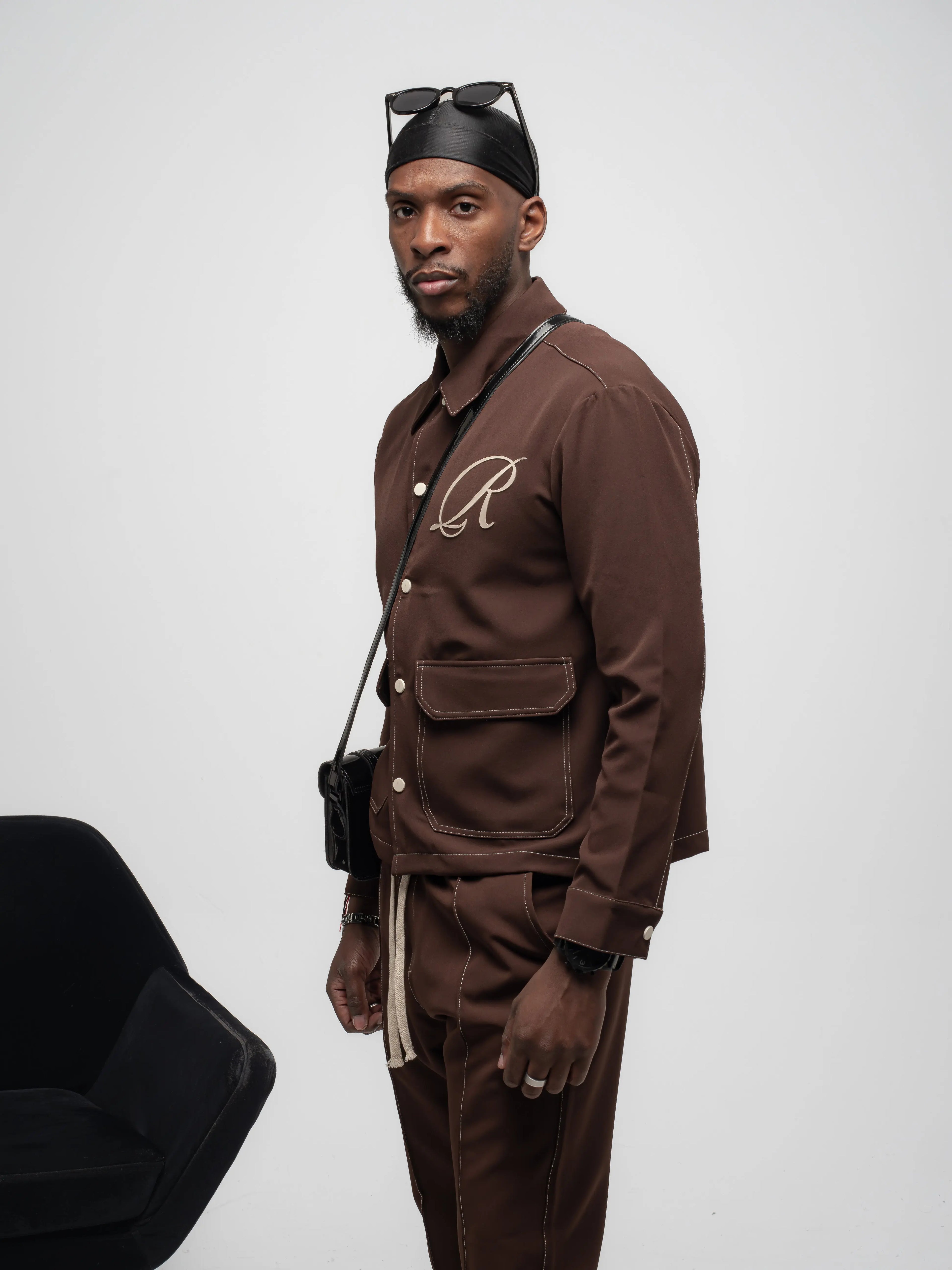 Ensemble Veste et Pantalon R Marron bonhomme