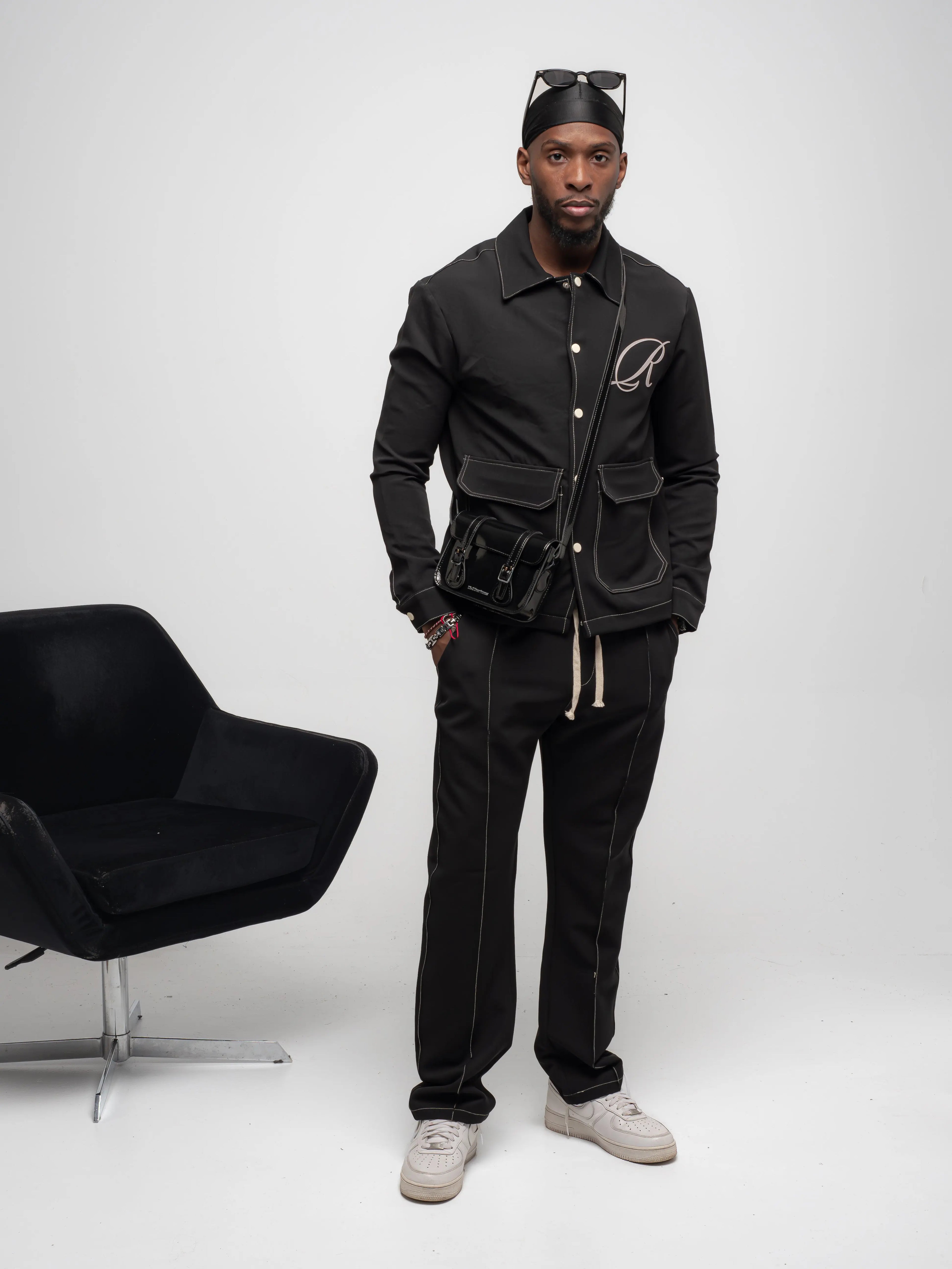Ensemble Veste et Pantalon R Noir bonhomme