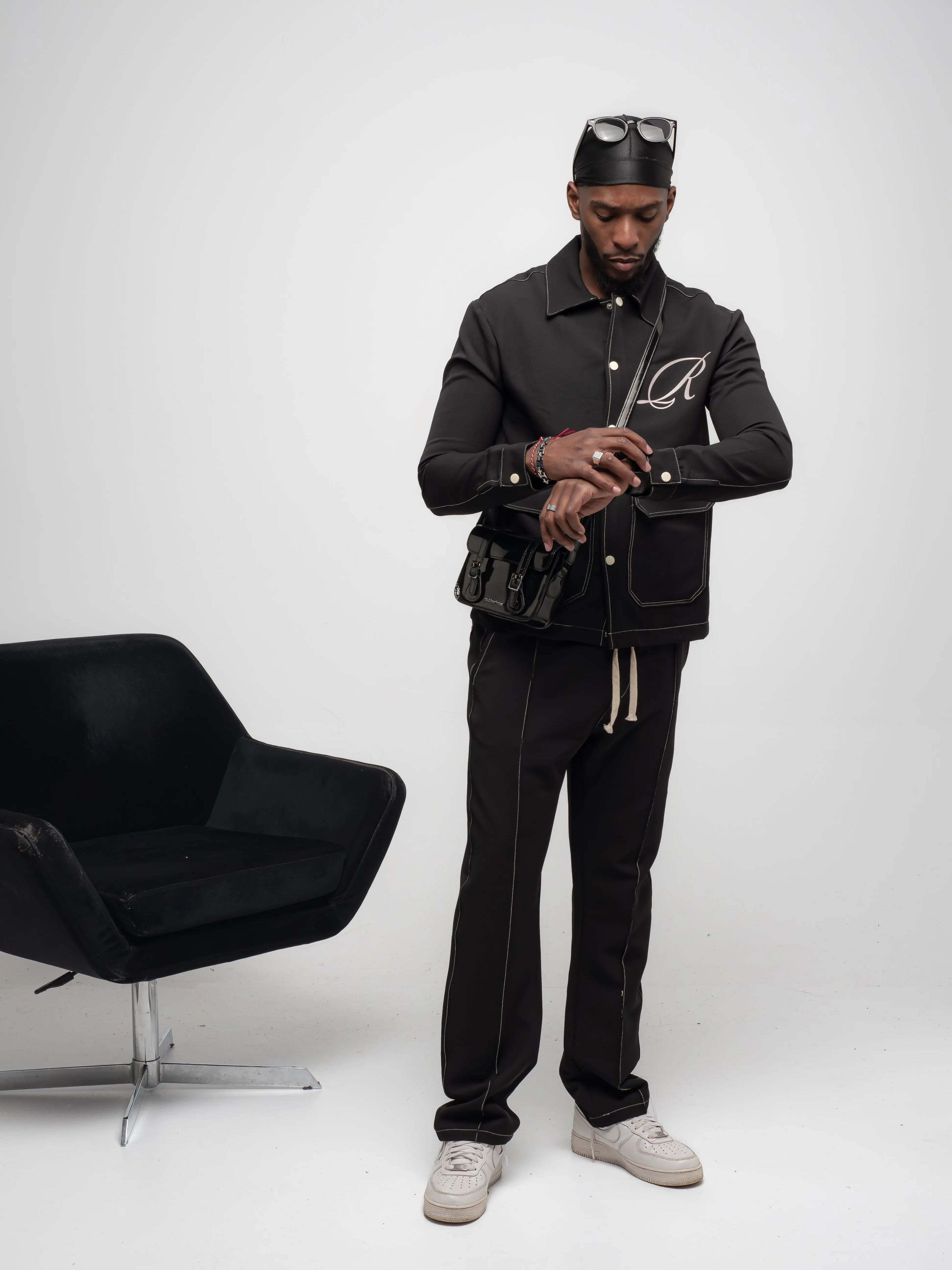 Ensemble Veste et Pantalon R Noir bonhomme