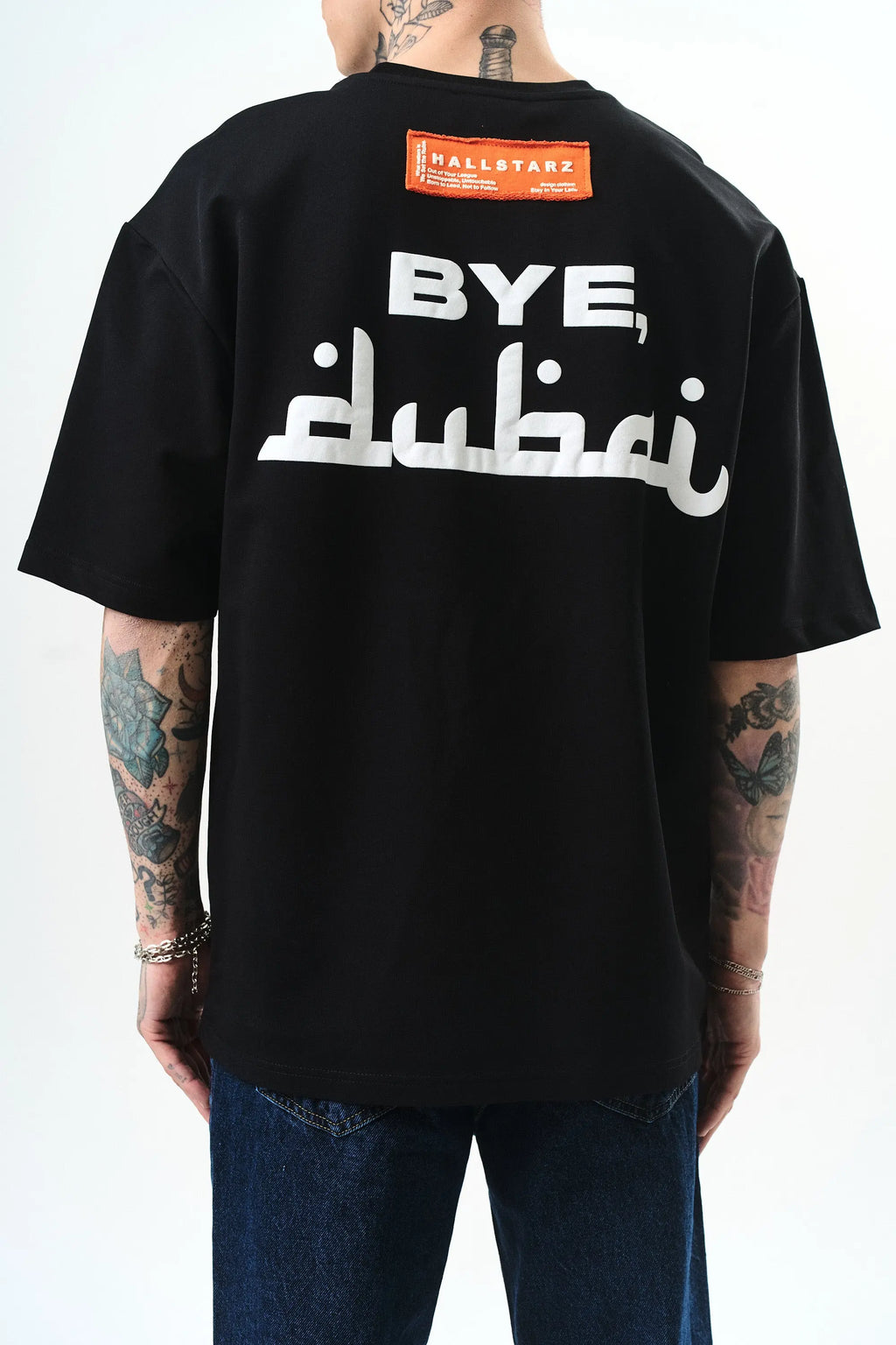 Tee Shirt BYBYE Dubai Noir bonhomme
