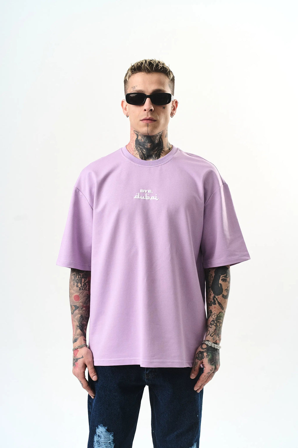 Tee Shirt BYEBYE Dubai Lila bonhomme