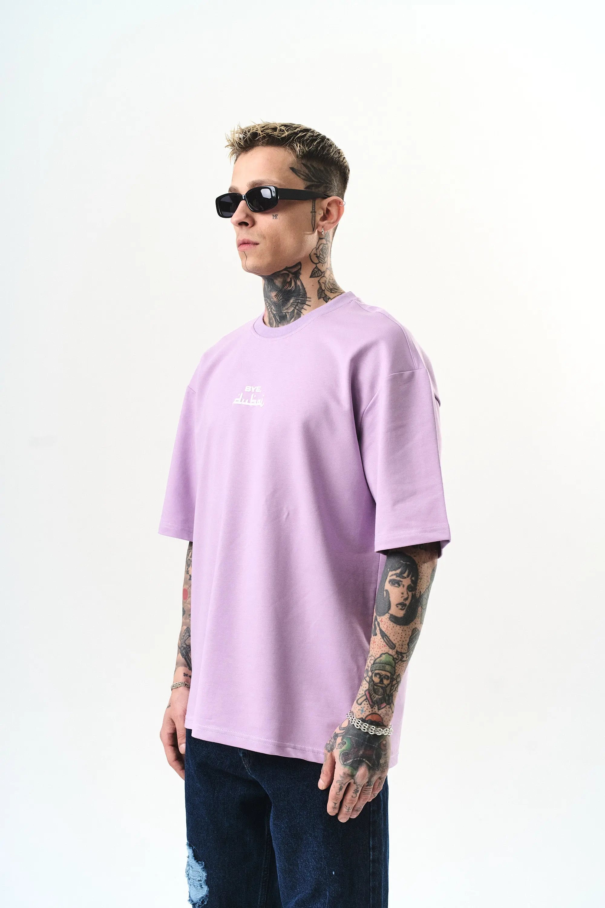 Tee Shirt BYEBYE Dubai Lila bonhomme