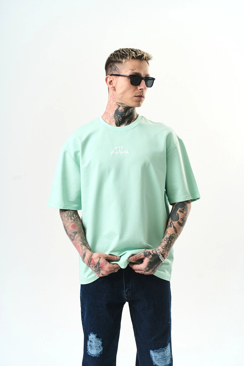 Tee Shirt BYEBYE Dubai Aqua bonhomme