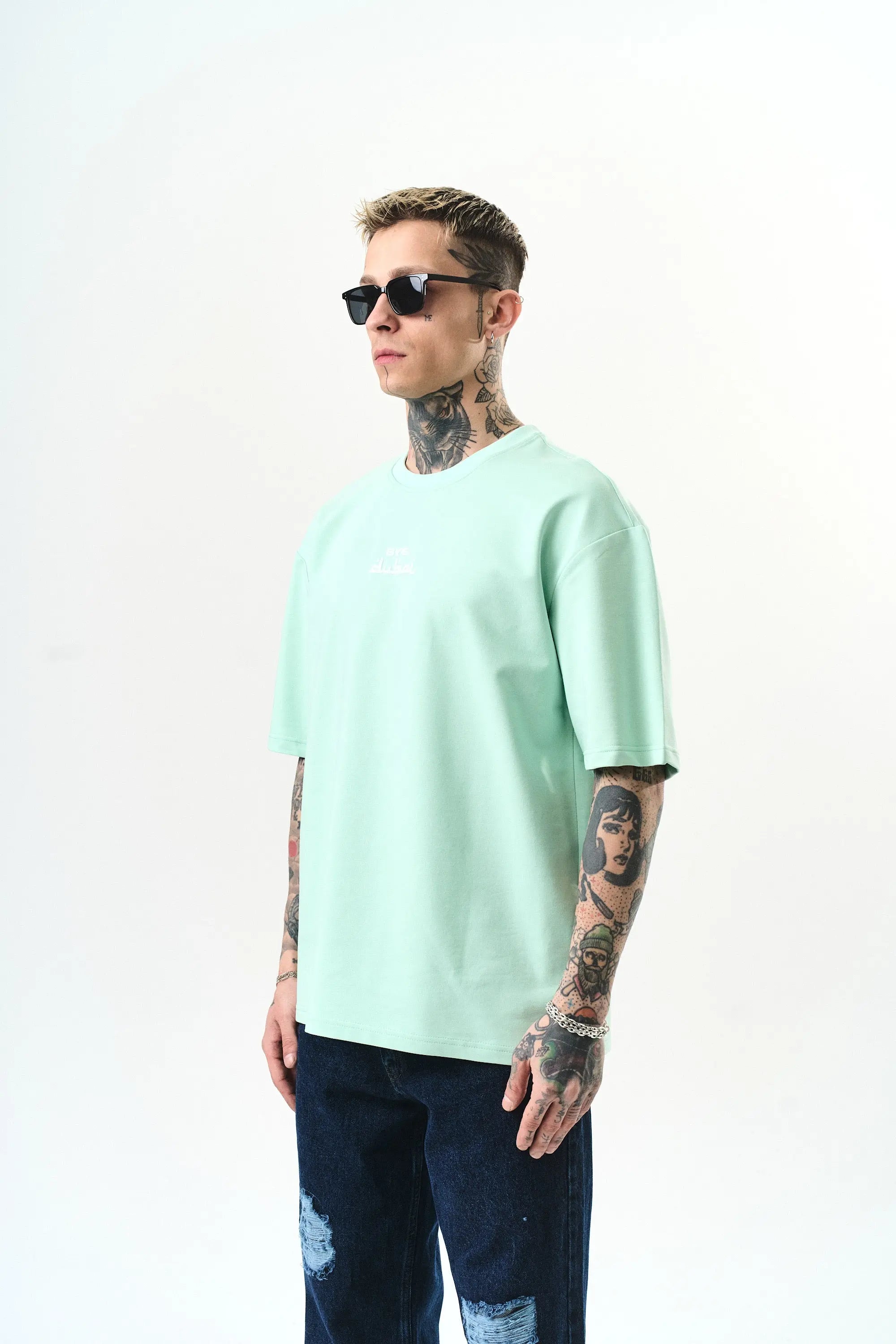 Tee Shirt BYEBYE Dubai Aqua bonhomme