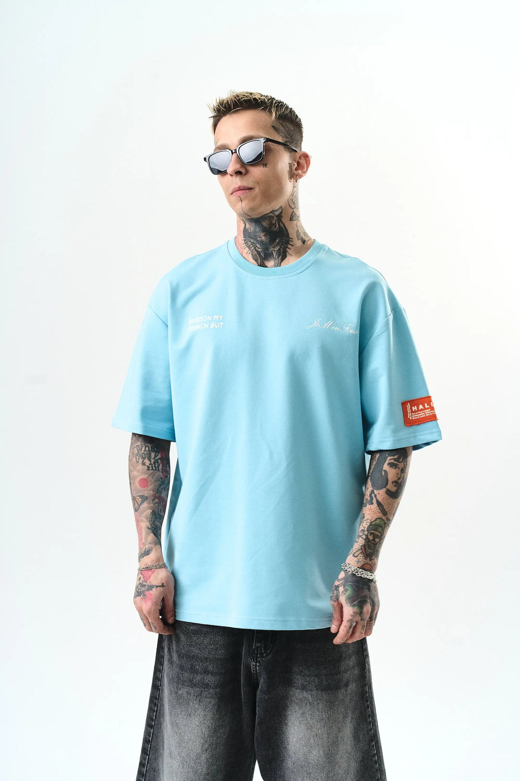 Tee Shirt French Ciel bonhomme