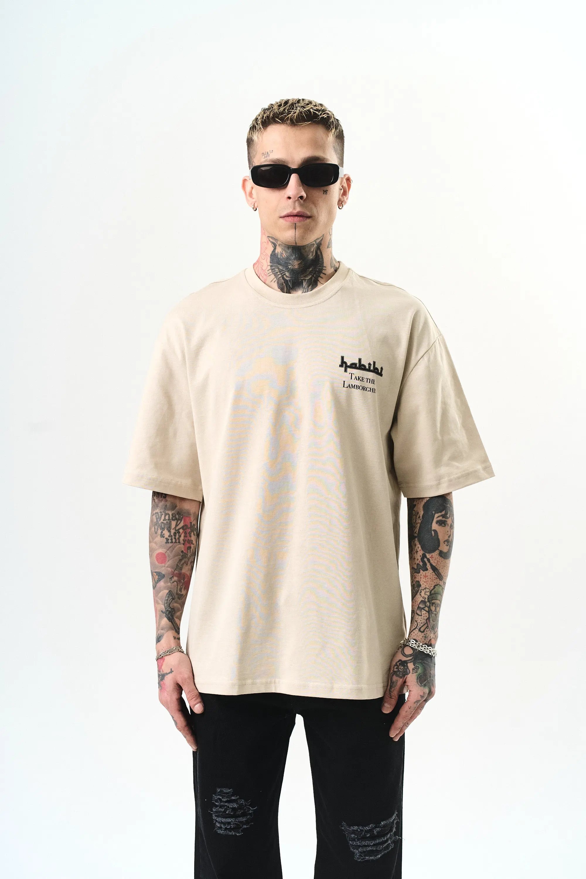 Tee Shirt Lambo Beige bonhomme