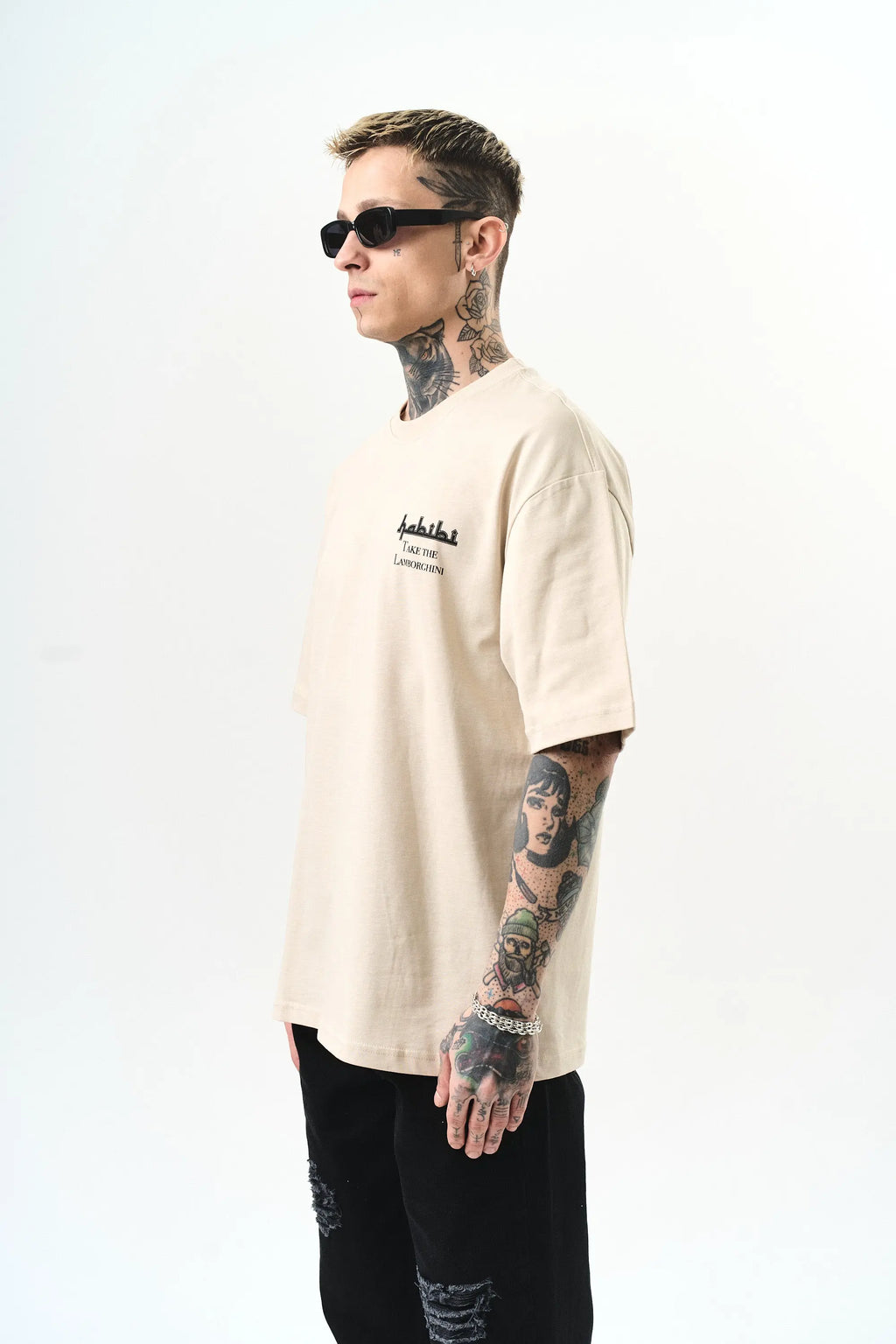 Tee Shirt Lambo Beige bonhomme