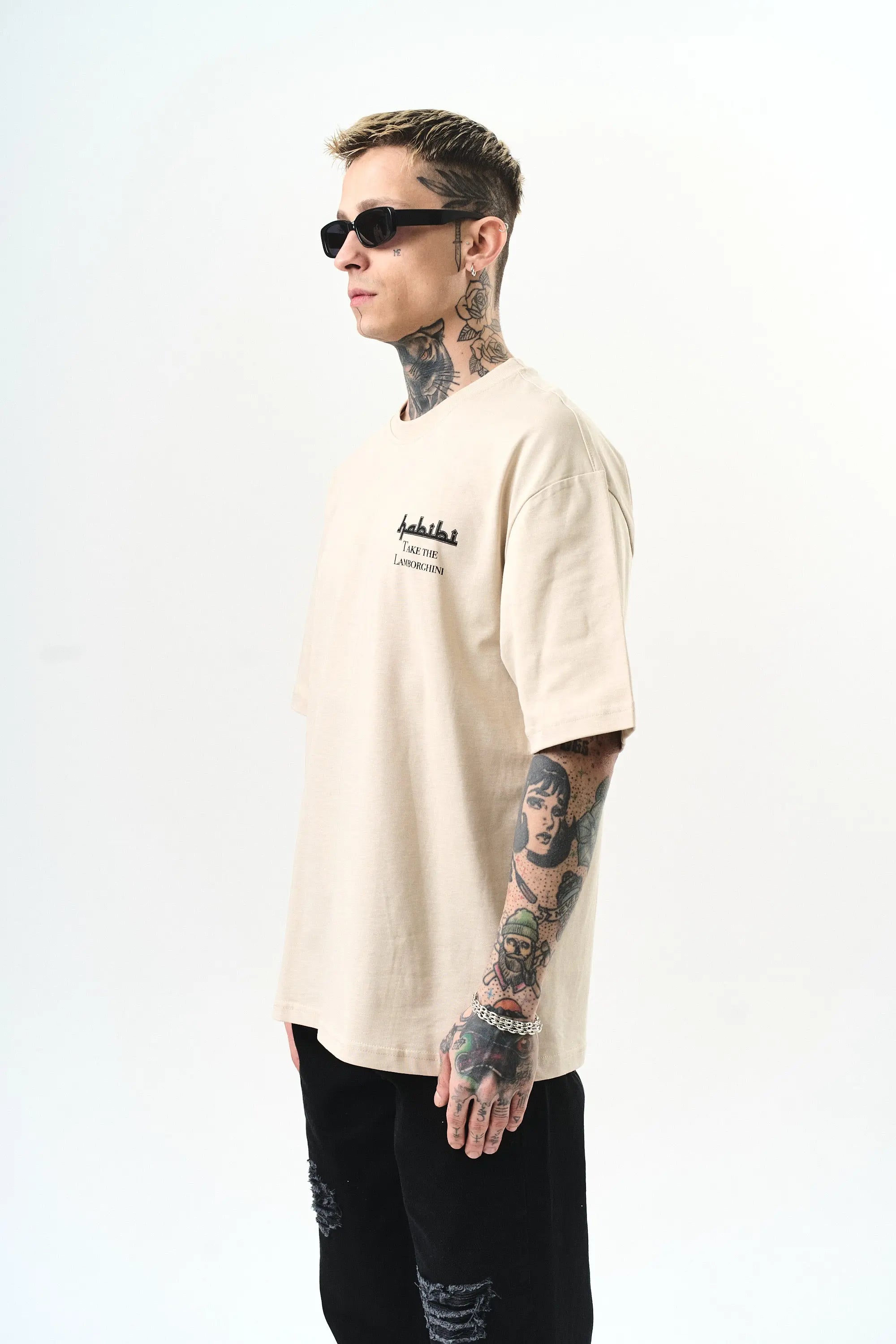 Tee Shirt Lambo Beige bonhomme