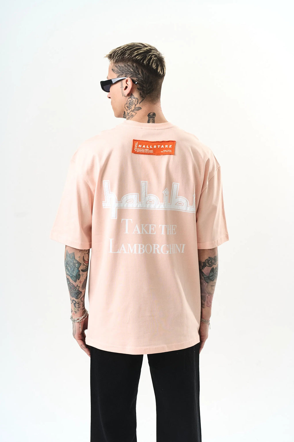 Tee Shirt Lambo Saumon bonhomme