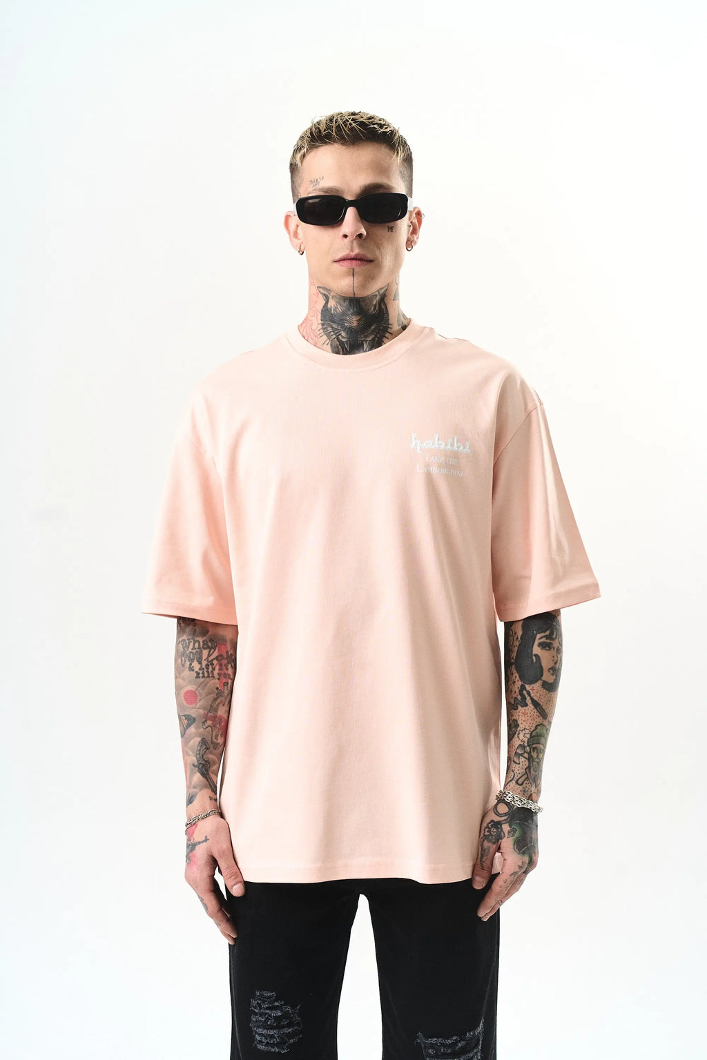 Tee Shirt Lambo Saumon bonhomme