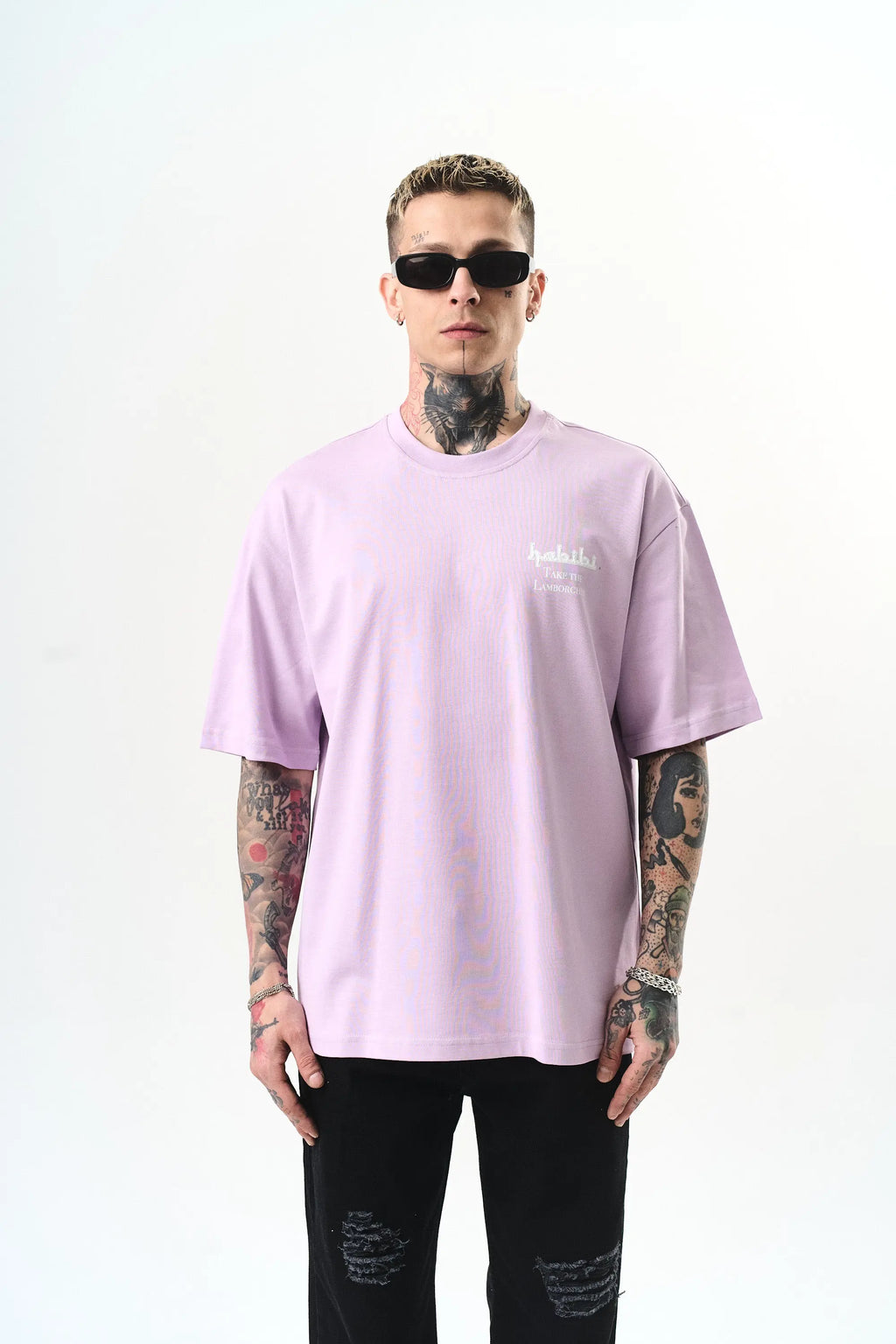 Tee Shirt Lambo Lila bonhomme