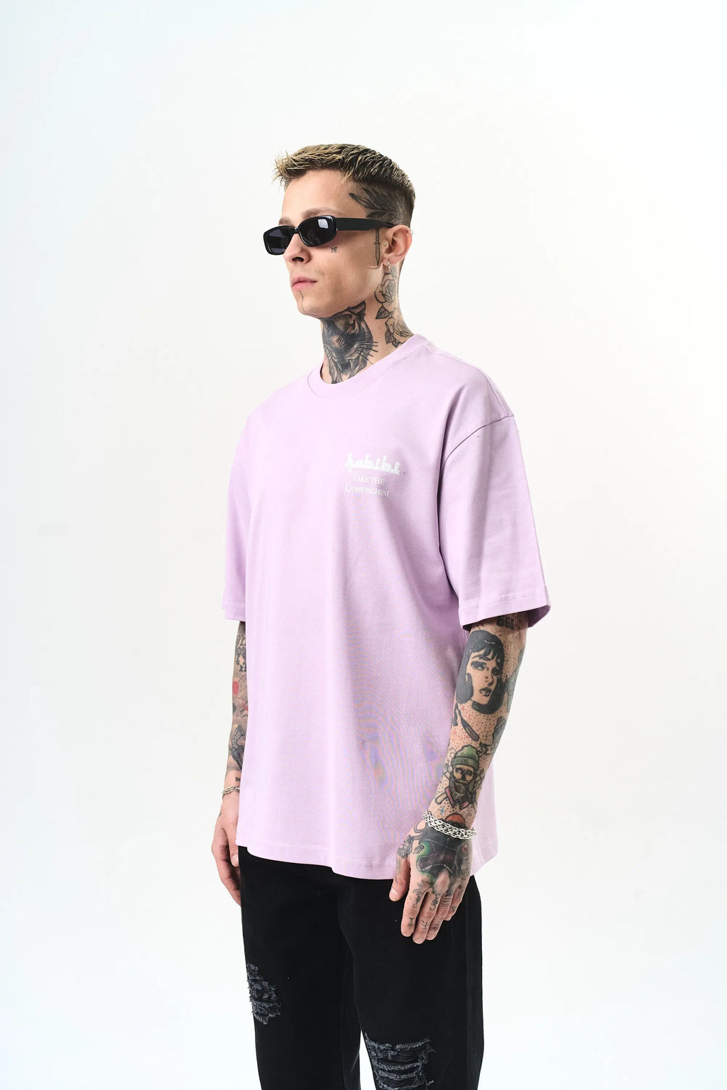 Tee Shirt Lambo Lila bonhomme