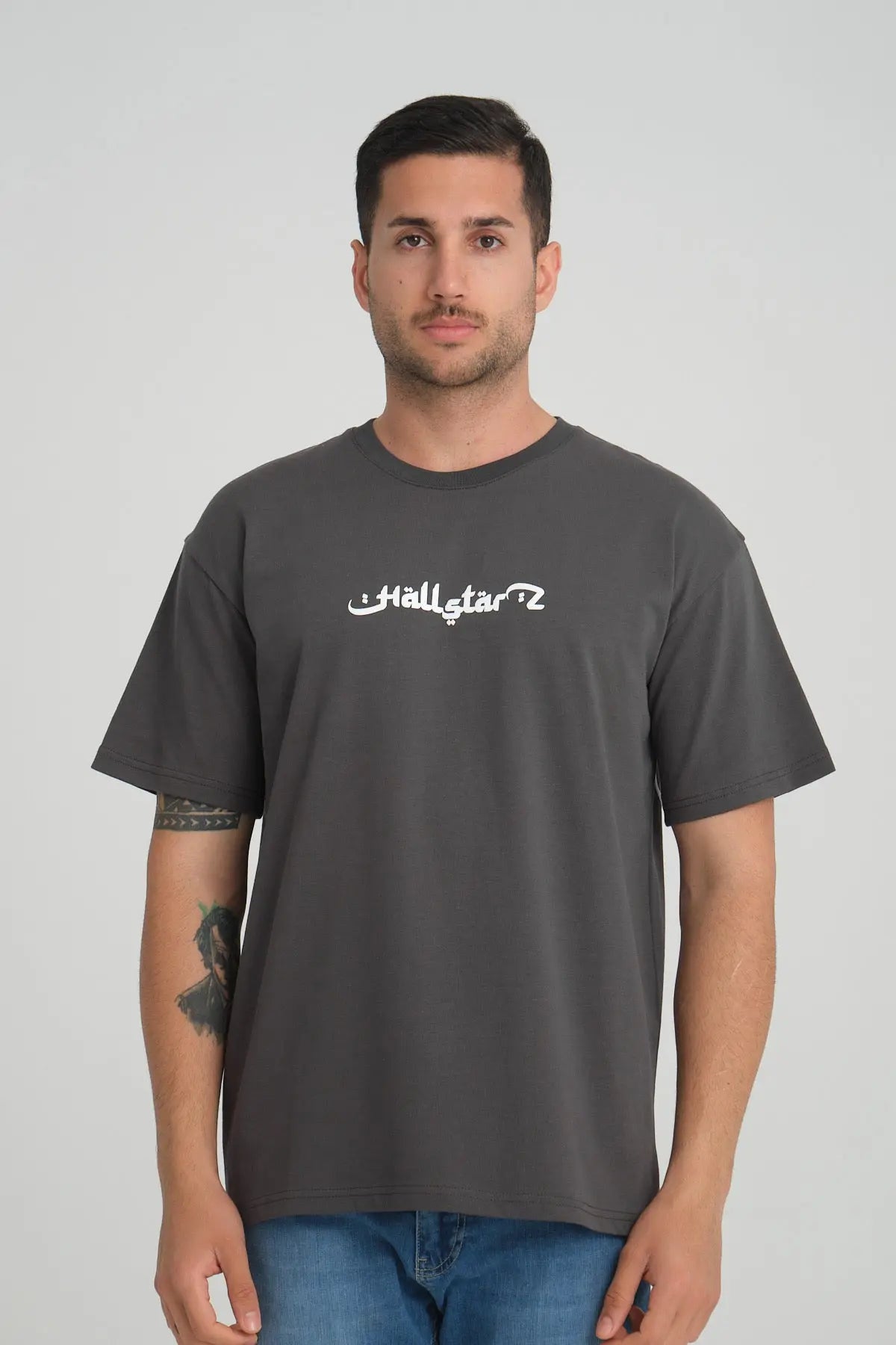 Tee Shirt Hallstar Antracite bonhomme