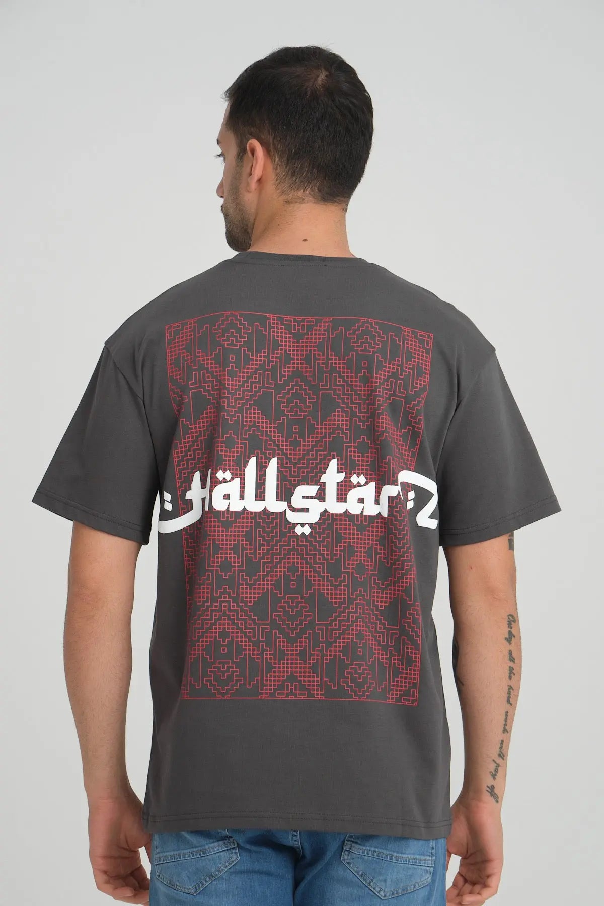 Tee Shirt Hallstar Antracite bonhomme