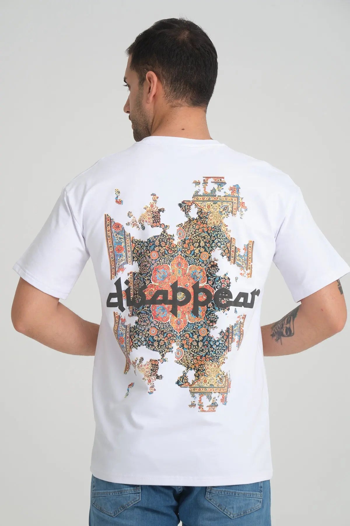 Tee Shirt Disappear Blanc bonhomme