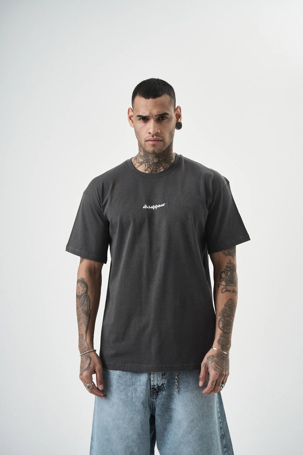 Tee Shirt Disappear Noir bonhomme