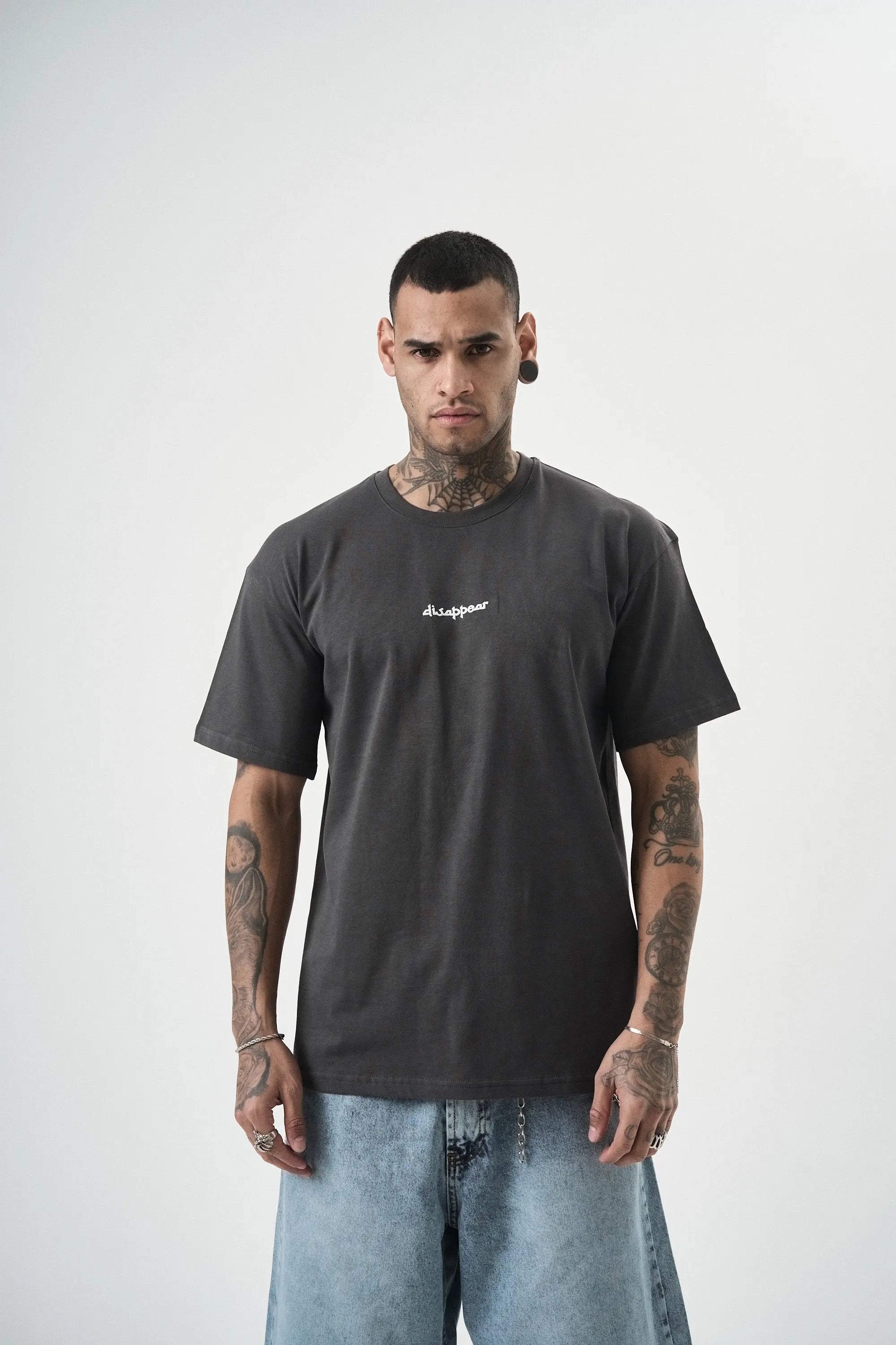 Tee Shirt Disappear Noir bonhomme