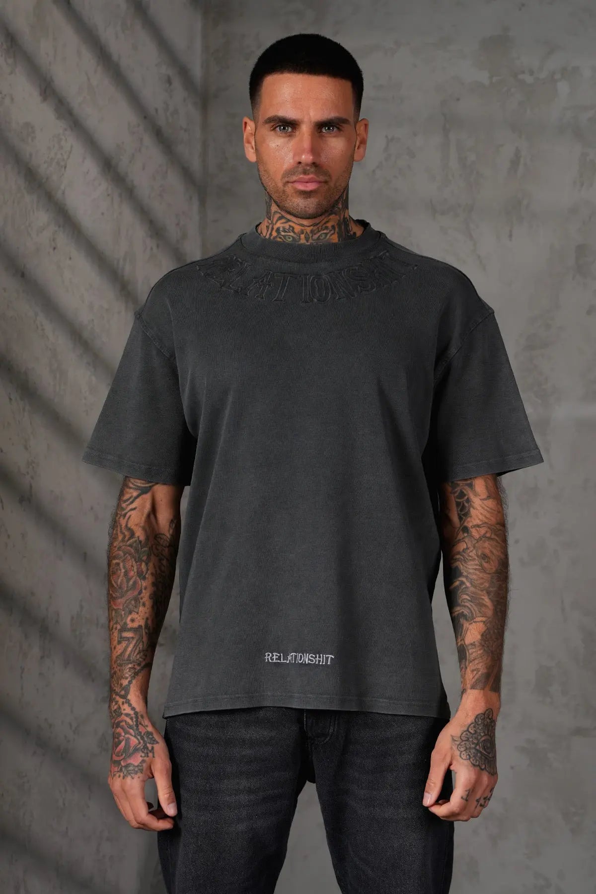 Tee Shirt Relationshirt Noir bonhomme