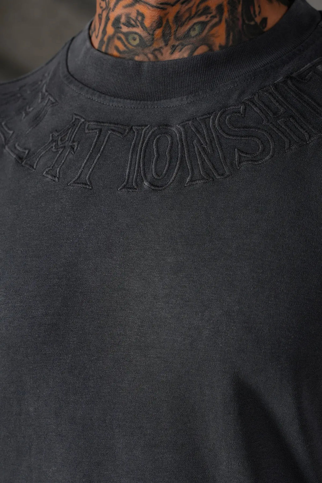 Tee Shirt Relationshirt Noir bonhomme