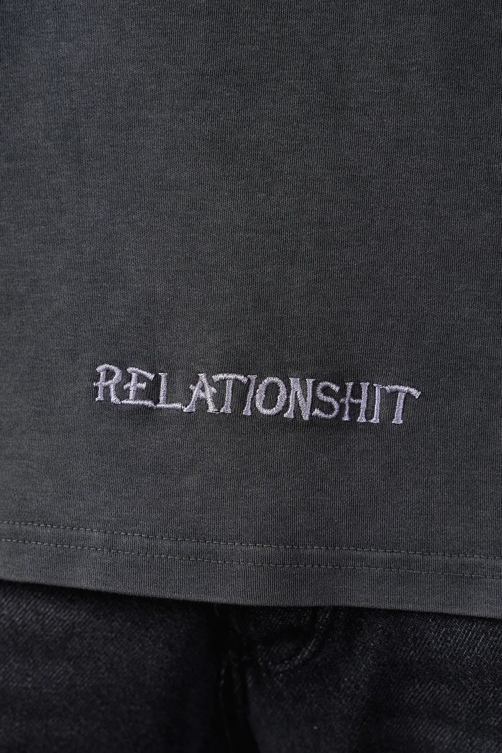 Tee Shirt Relationshirt Noir bonhomme