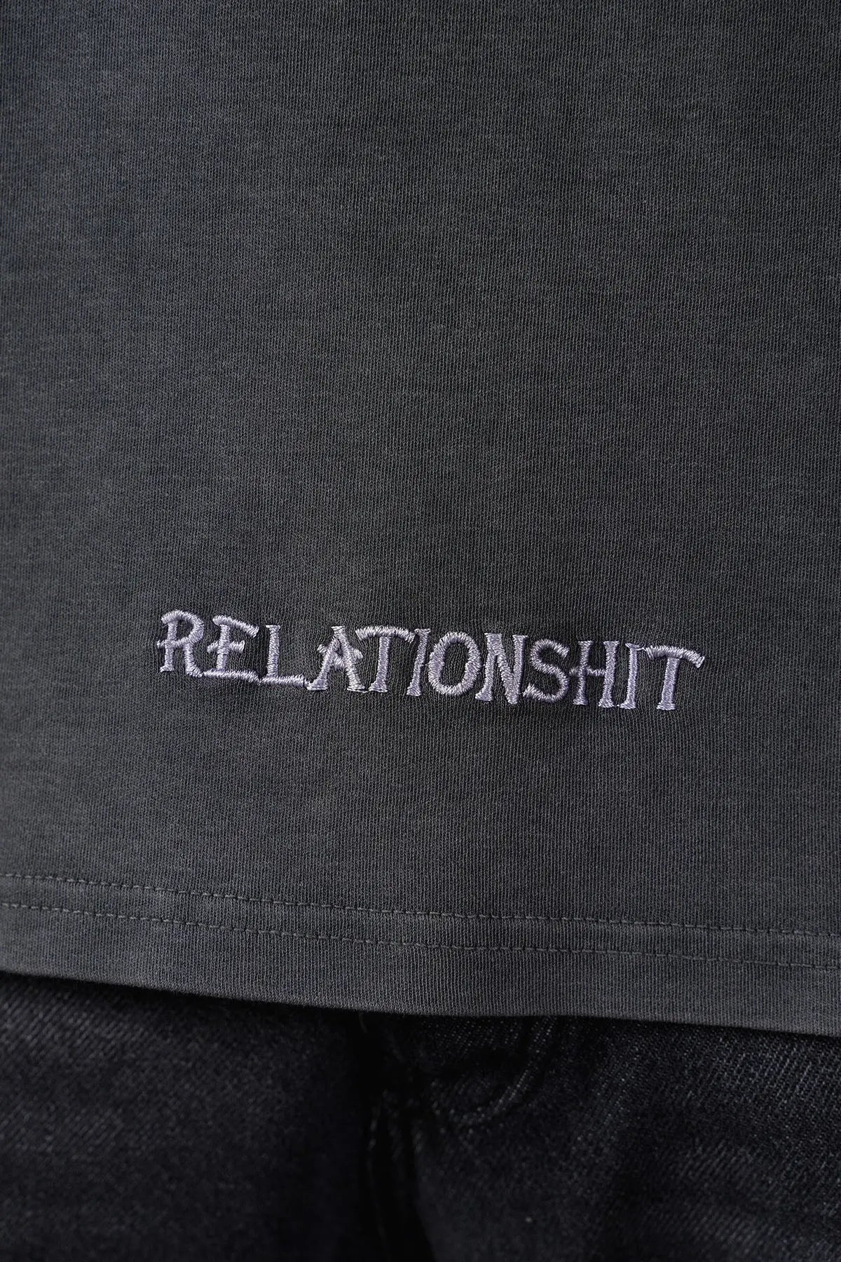 Tee Shirt Relationshirt Noir bonhomme